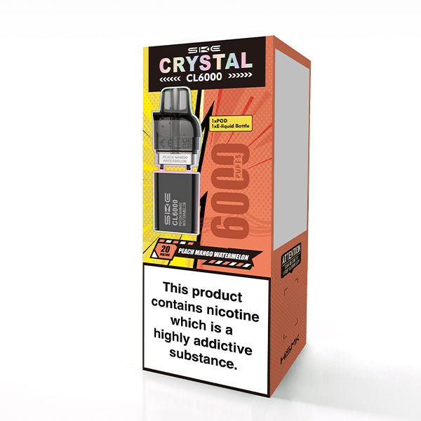SKE Crystal CL6000 Prefilled Pods | Replacement Pods by SKE SKE Crystal CL6000 Prefilled Pods | Replacement Pods by SKE