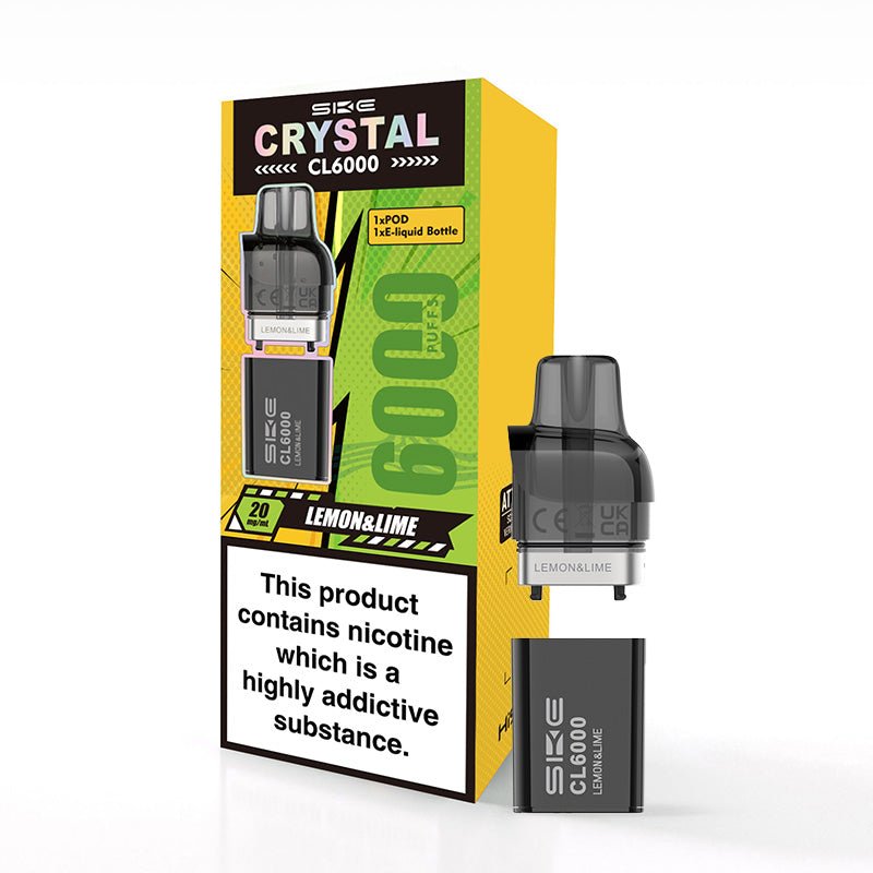 Ske Crystal CL6000 Prefilled Replacement Pods - Power Vape Shop
