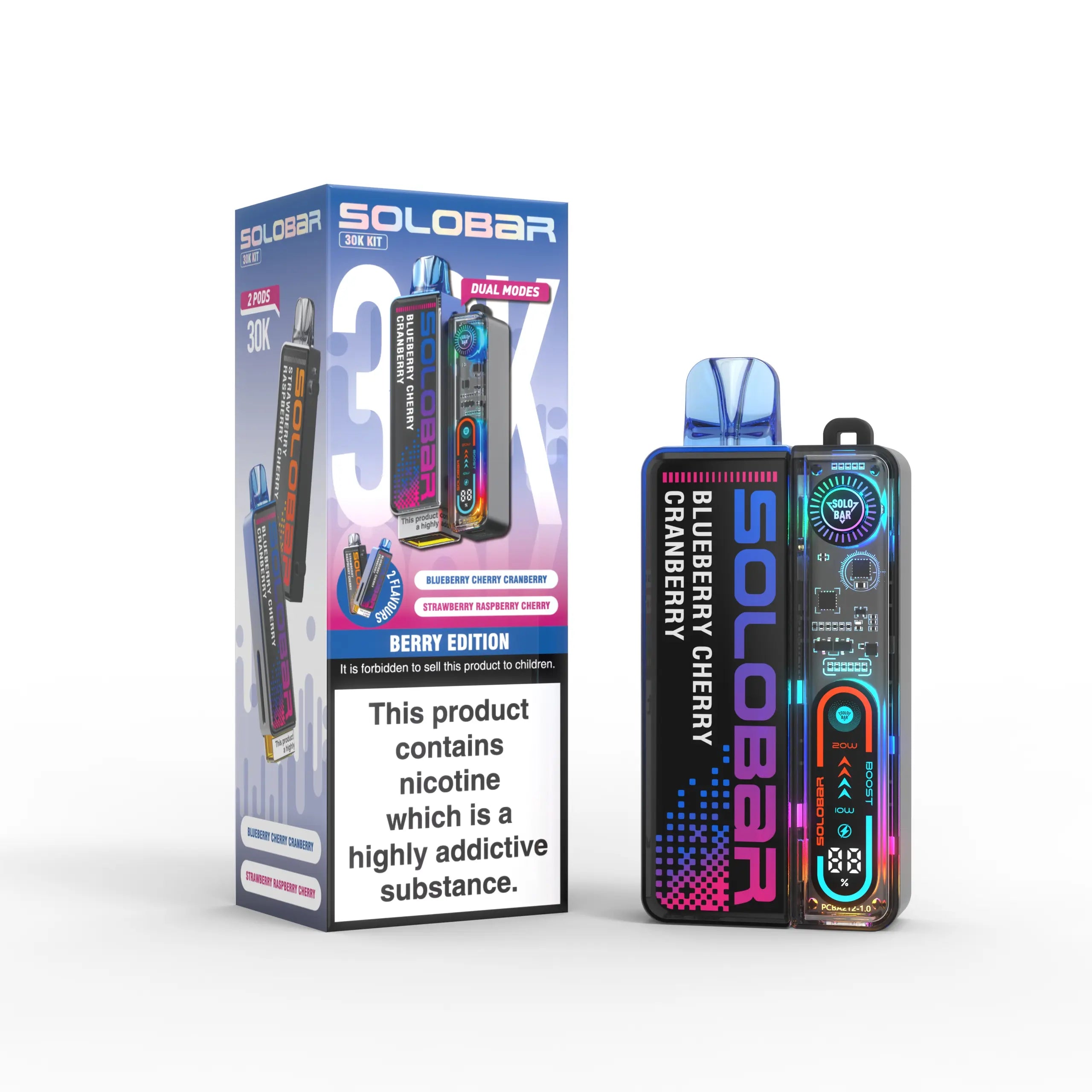 Solo Bar Boost 30K Prefilled Vape Kit - Power Vape Shop