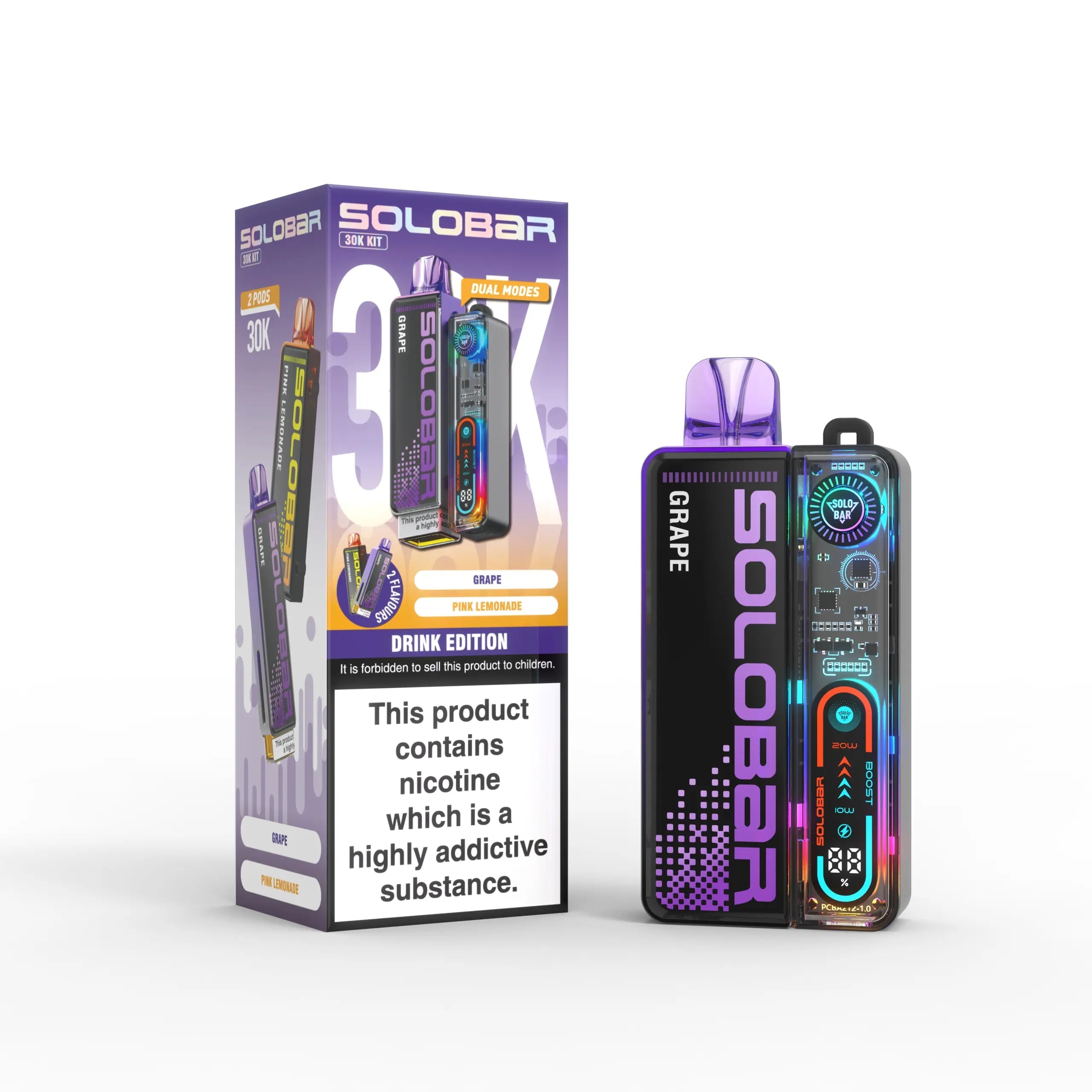 Solo Bar Boost 30K Prefilled Vape Kit - Power Vape Shop