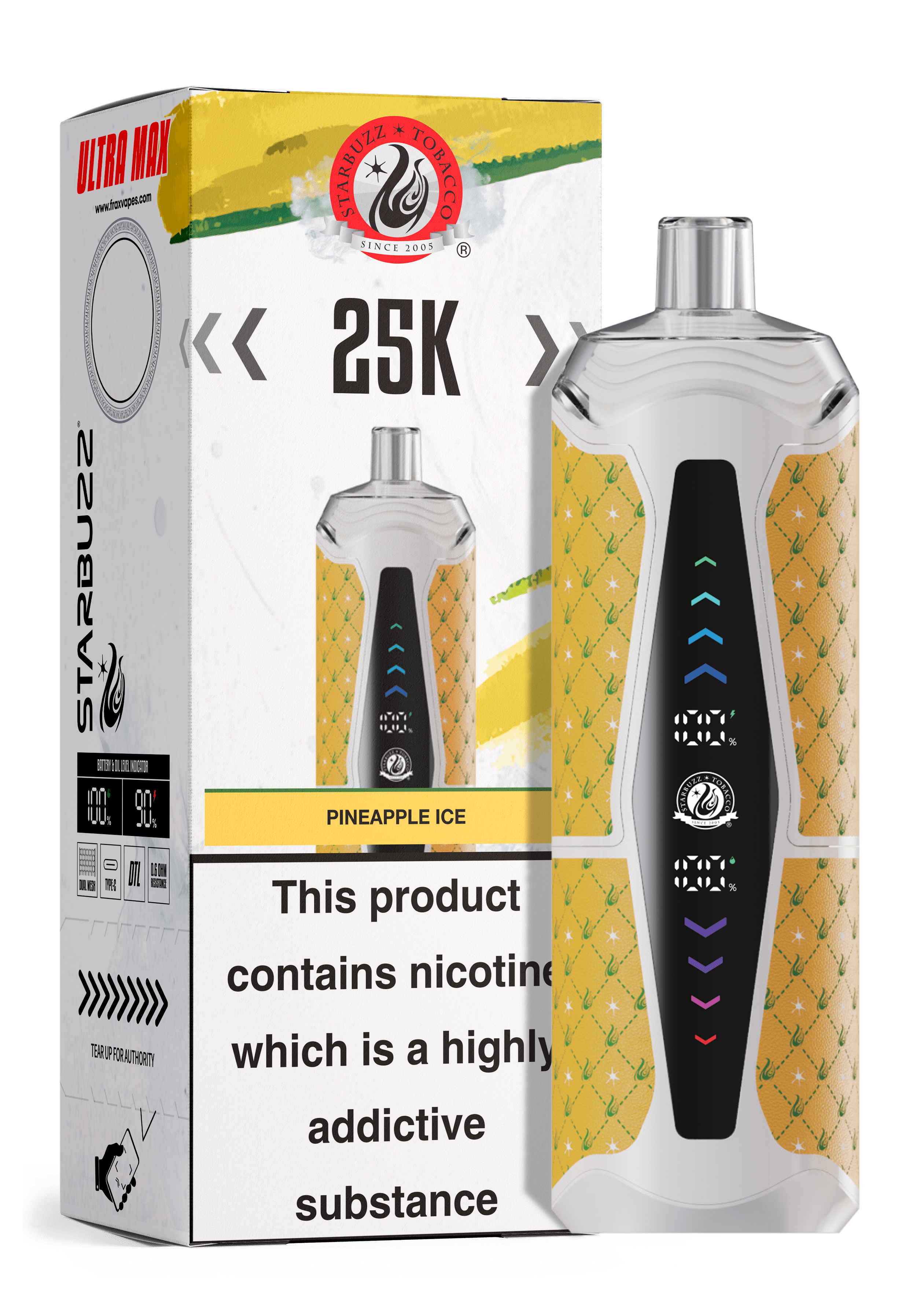 Starbuzz Ultra Max 25k Prefilled Pod Vape - Power Vape Shop