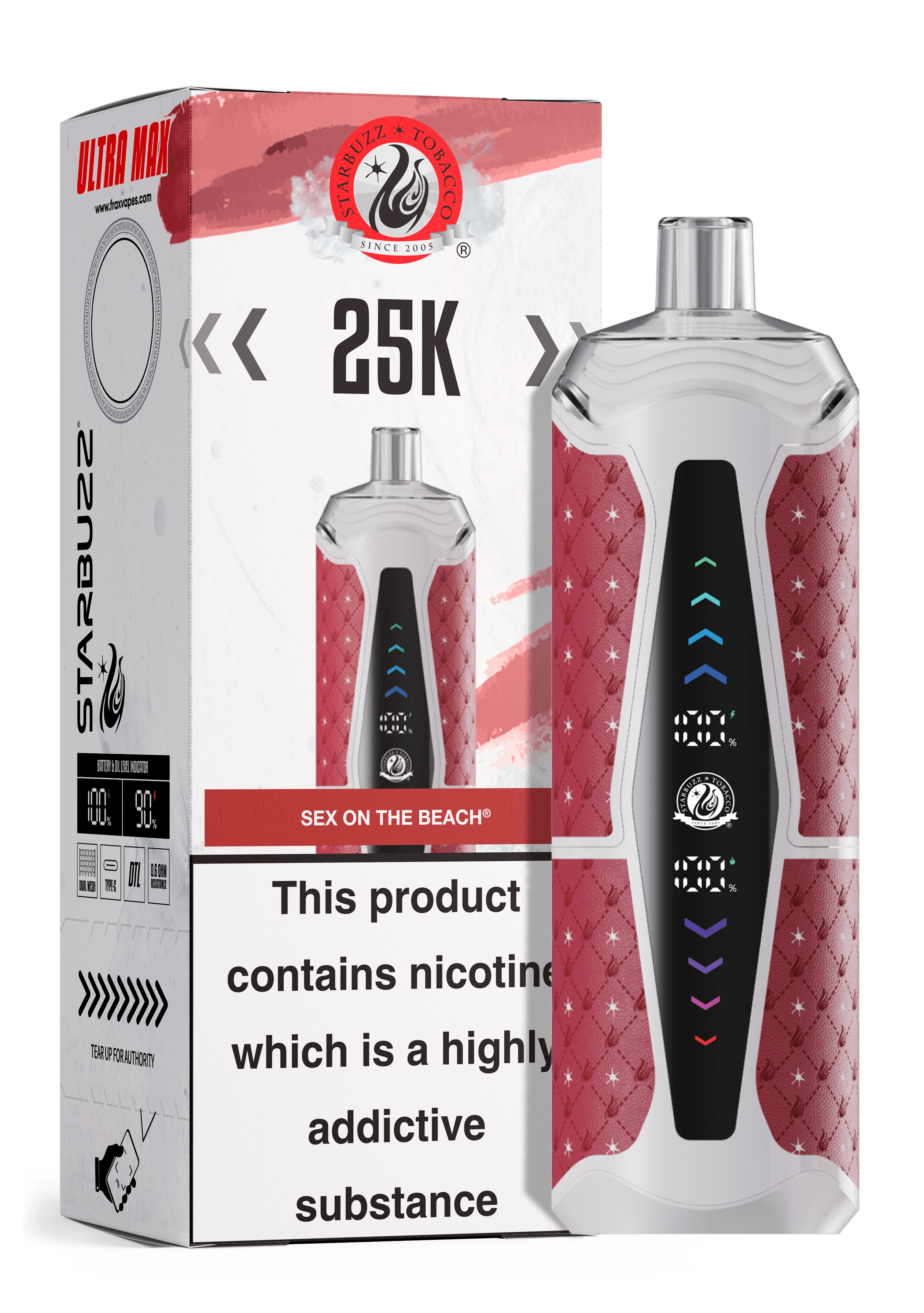 Starbuzz Ultra Max 25k Prefilled Pod Vape - Power Vape Shop