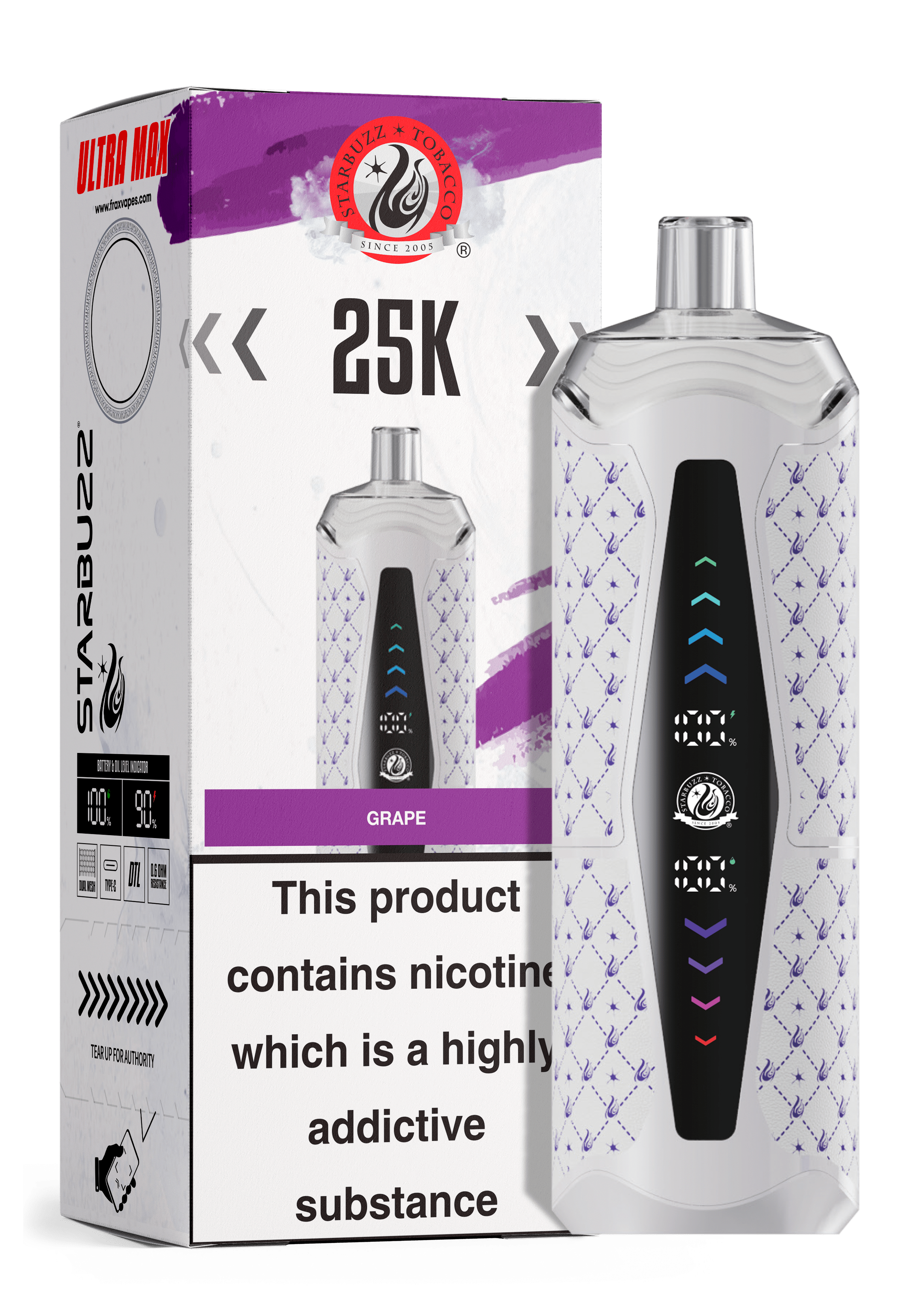 Starbuzz Ultra Max 25k Prefilled Pod Vape - Power Vape Shop