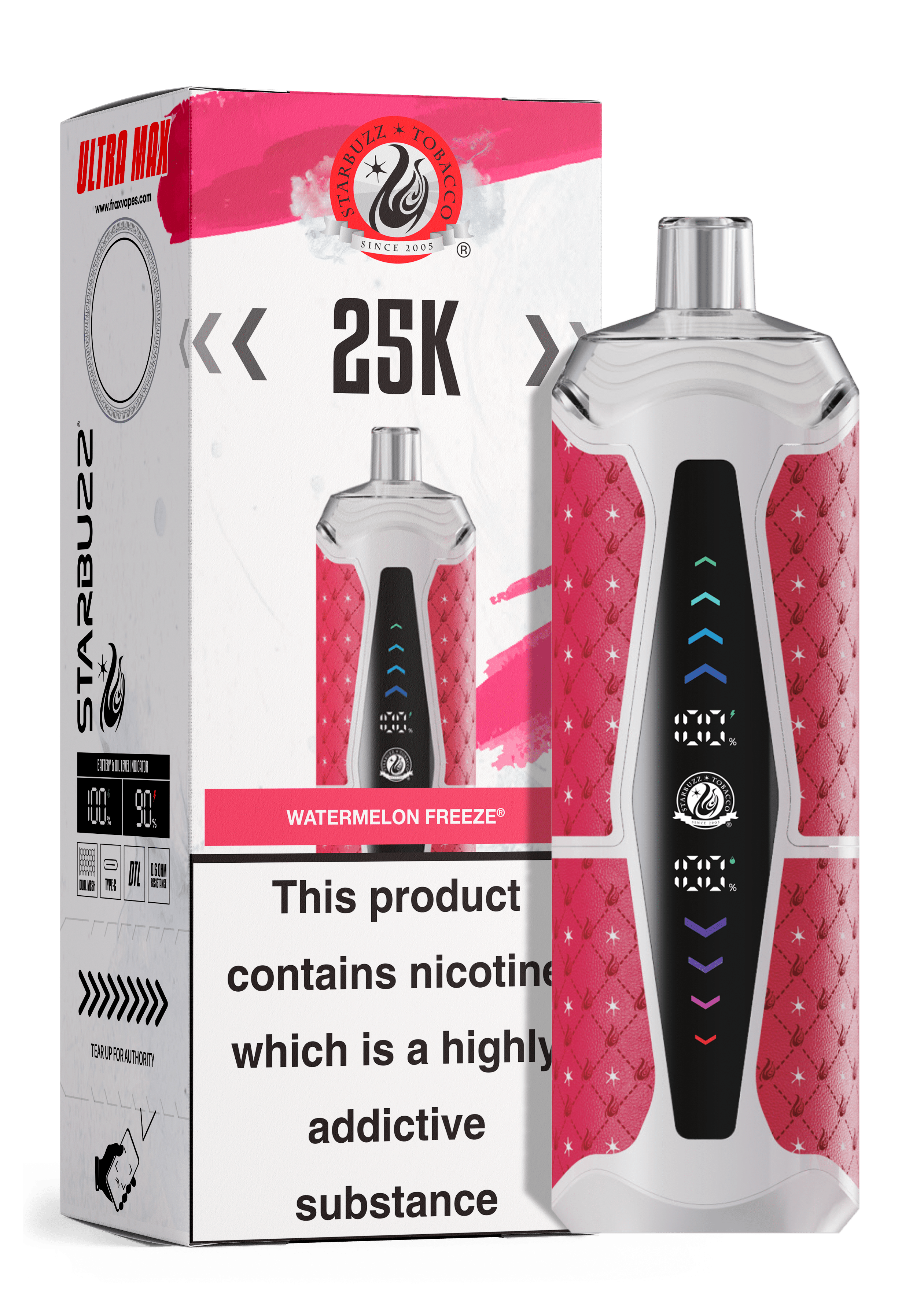 Starbuzz Ultra Max 25k Prefilled Pod Vape - Power Vape Shop