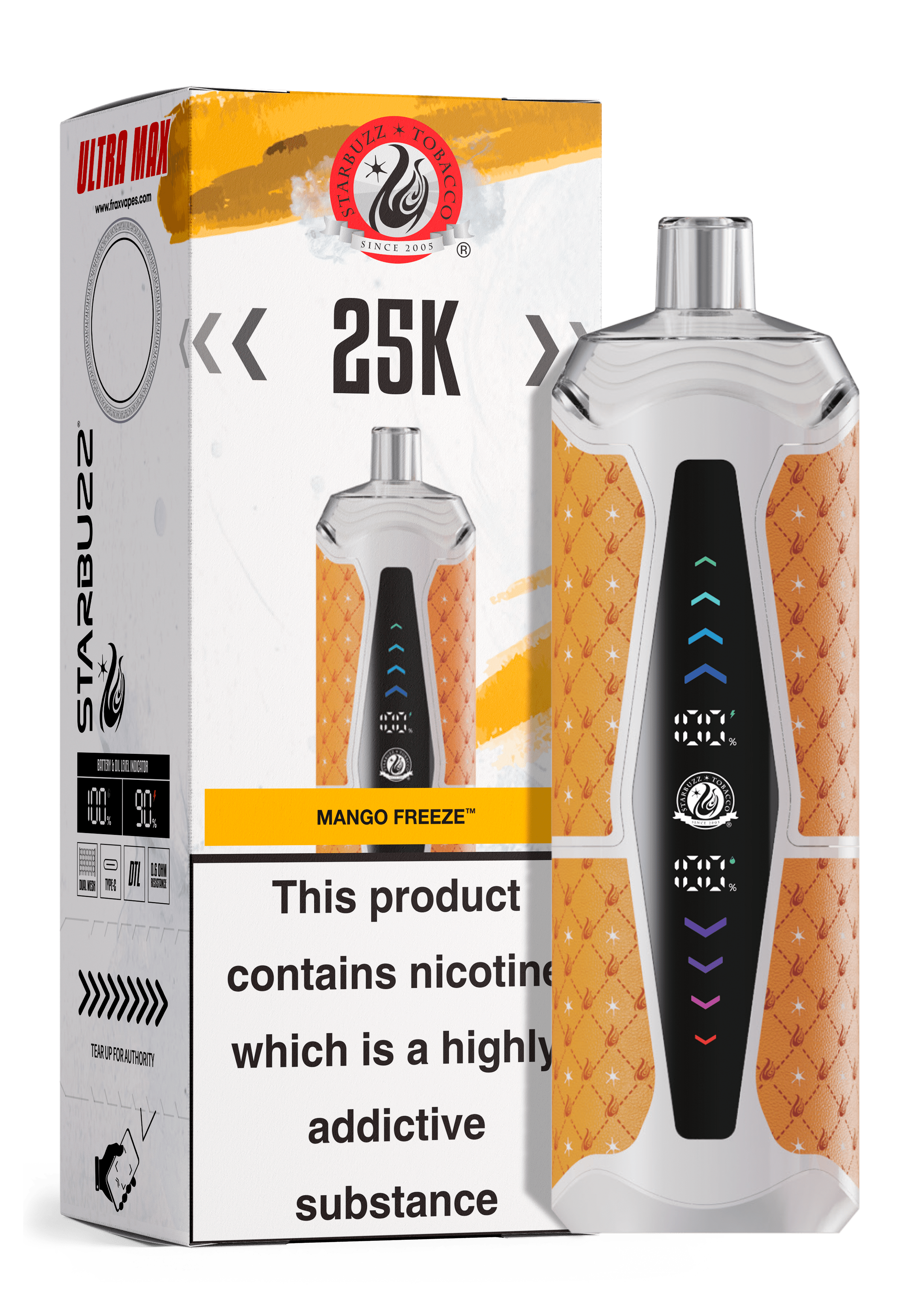Starbuzz Ultra Max 25k Prefilled Pod Vape - Power Vape Shop