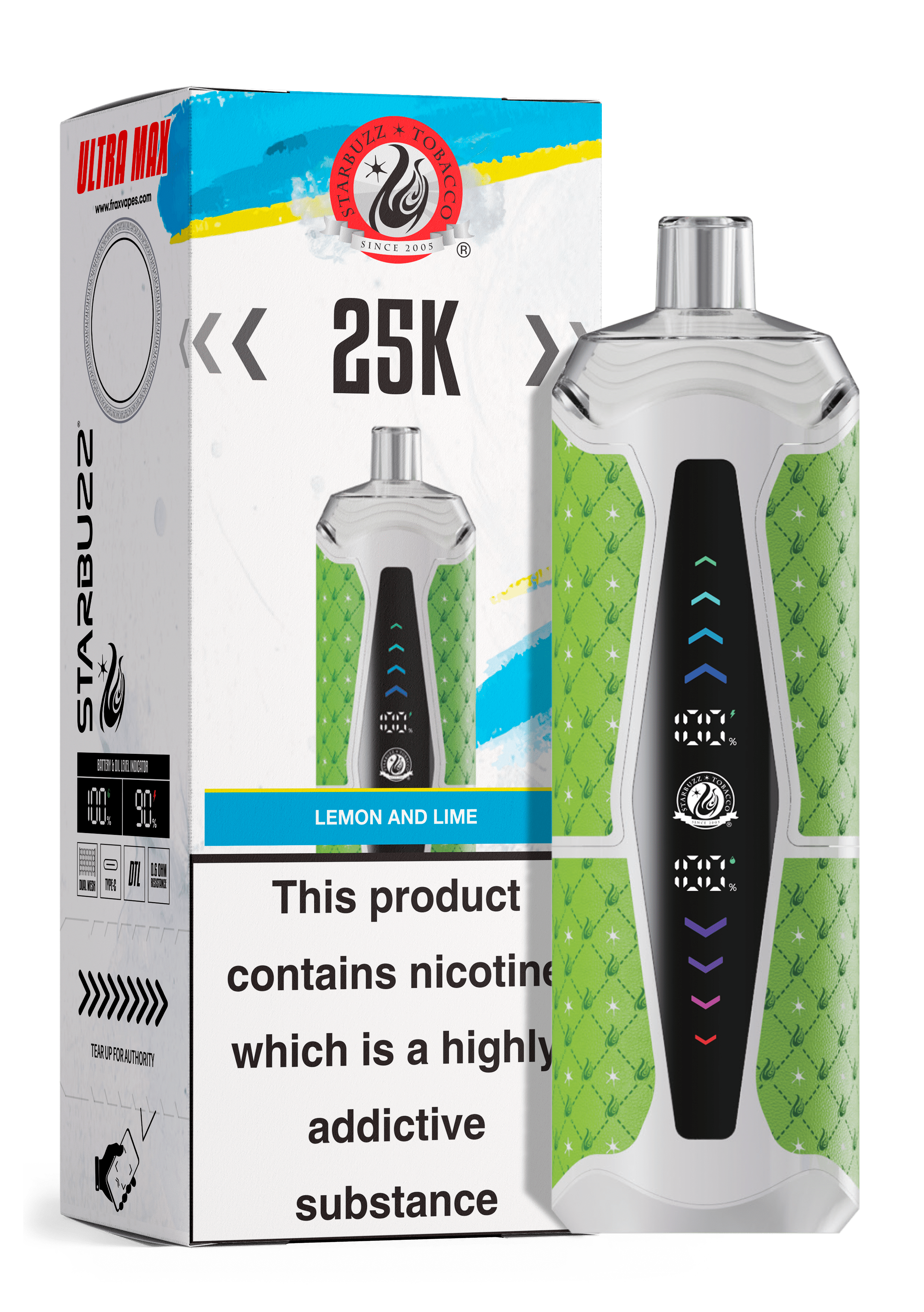 Starbuzz Ultra Max 25k Prefilled Pod Vape - Power Vape Shop
