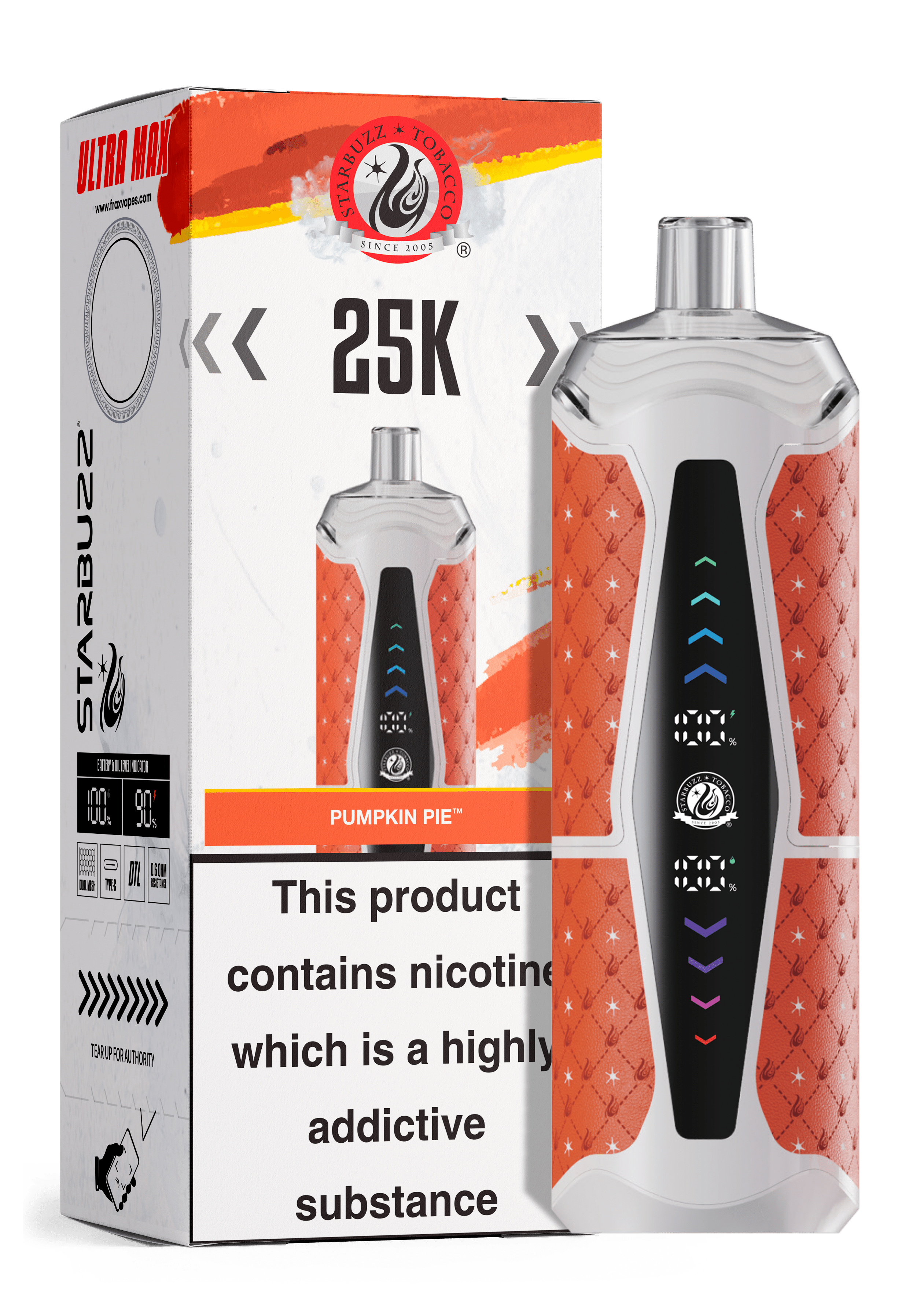 Starbuzz Ultra Max 25k Prefilled Pod Vape - Power Vape Shop