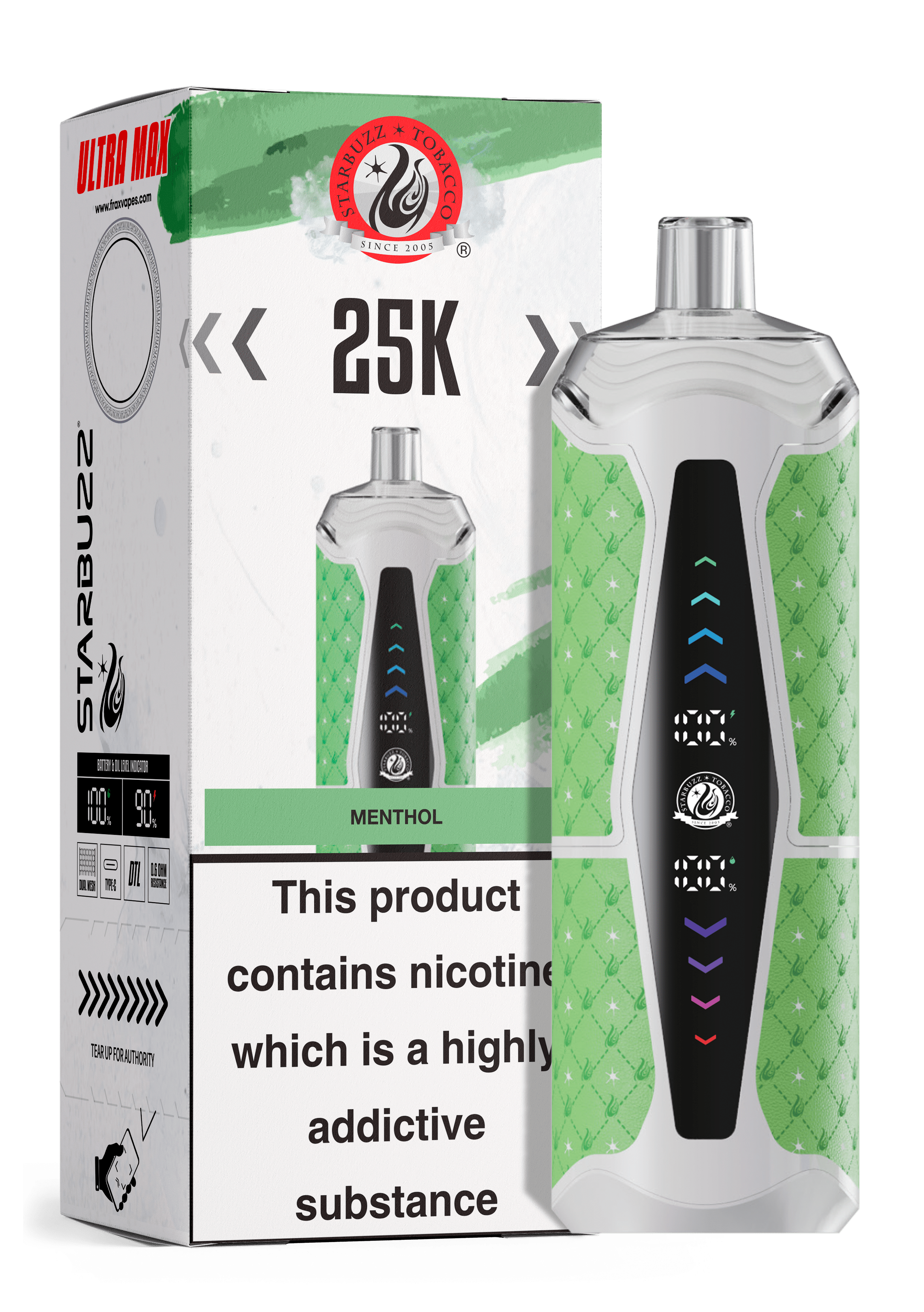 Starbuzz Ultra Max 25k Prefilled Pod Vape - Power Vape Shop