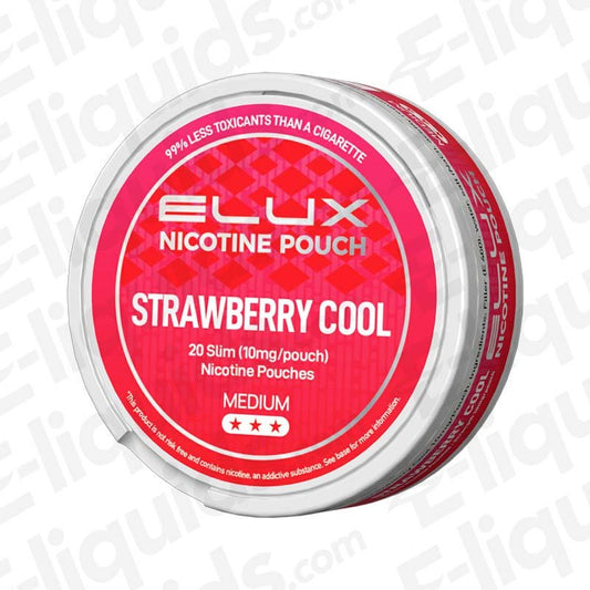 Strawberry Cool Nicotine Pouches by Elux - Power Vape Shop