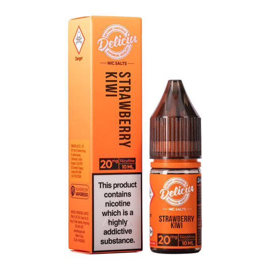 Strawberry Kiwi Nic Salt E - Liquid by Deliciu - Power Vape Shop