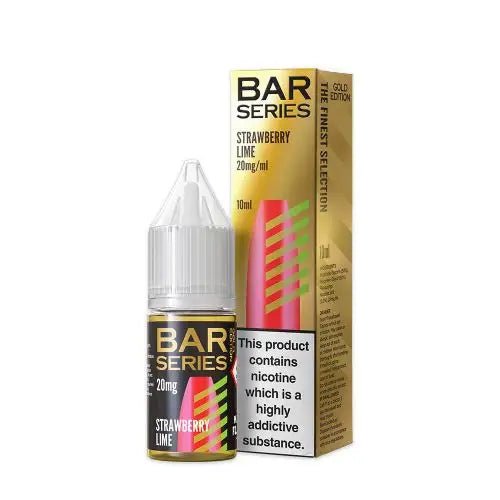 Strawberry Lime Nic Salt E - Liquid by Bar Series Gold Edition 10ml - Power Vape Shop