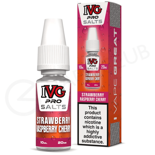 Strawberry Raspberry Cherry E-Liquid by IVG Pro Salts - Power Vape Shop