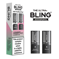 The Bling Ultra Plus 30k Replacement Pods - Power Vape Shop