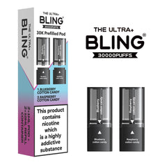 The Bling Ultra Plus 30k Replacement Pods - Power Vape Shop