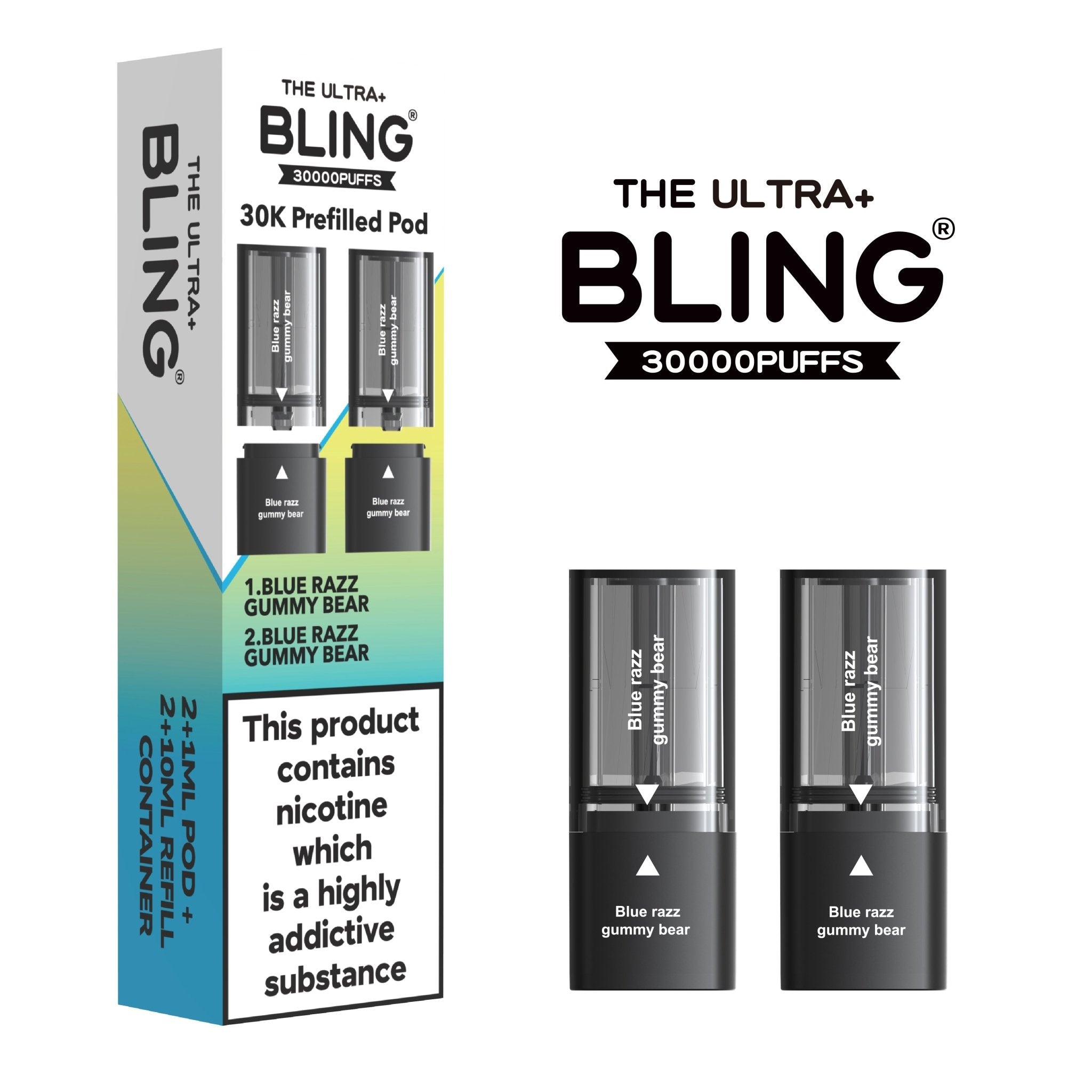 The Bling Ultra Plus 30k Replacement Pods - Power Vape Shop