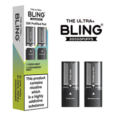 The Bling Ultra Plus 30k Replacement Pods - Power Vape Shop