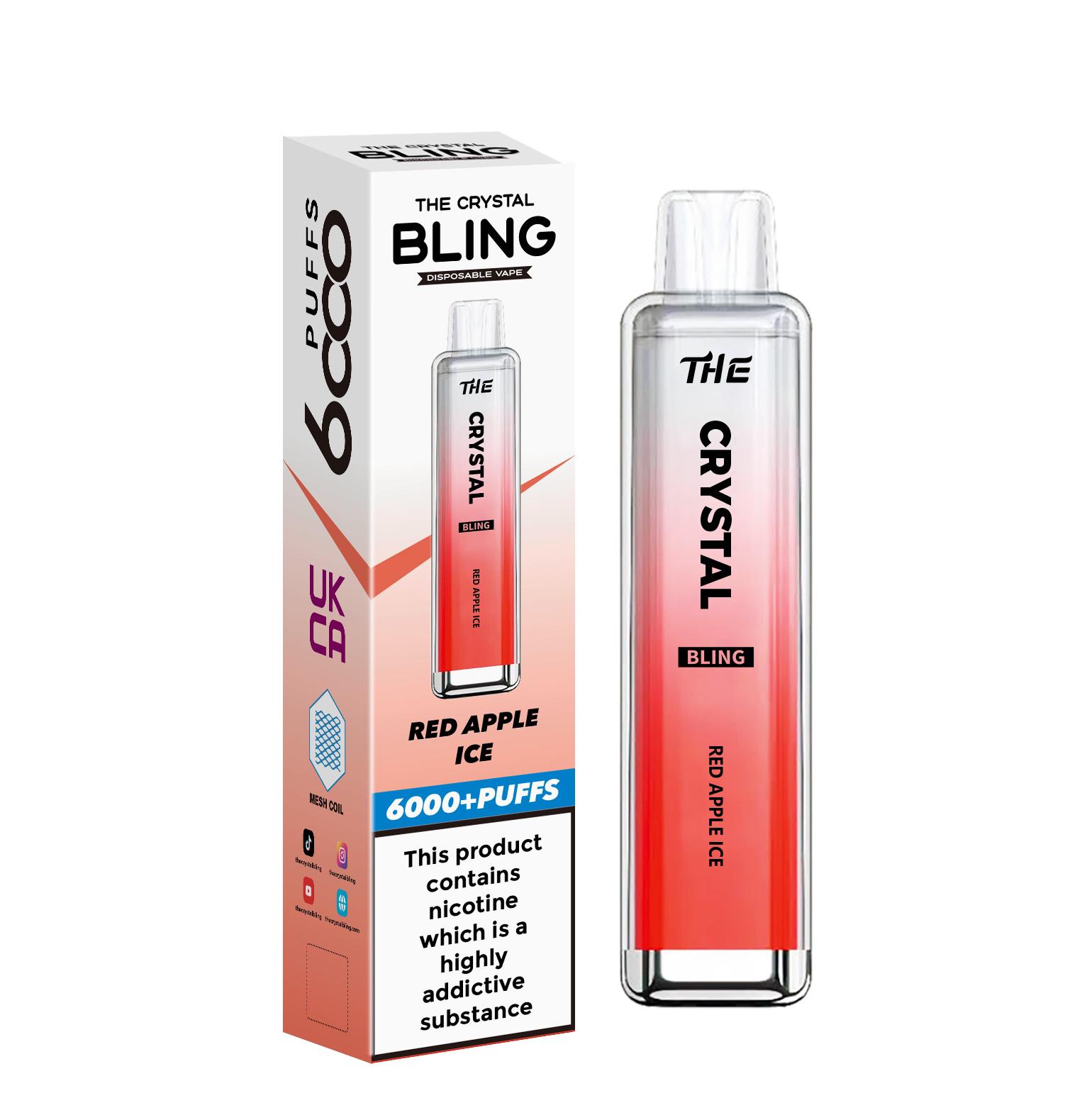 The Crystal Bling 6000 Disposable Vape | Big Puffs Device - Power Vape Shop