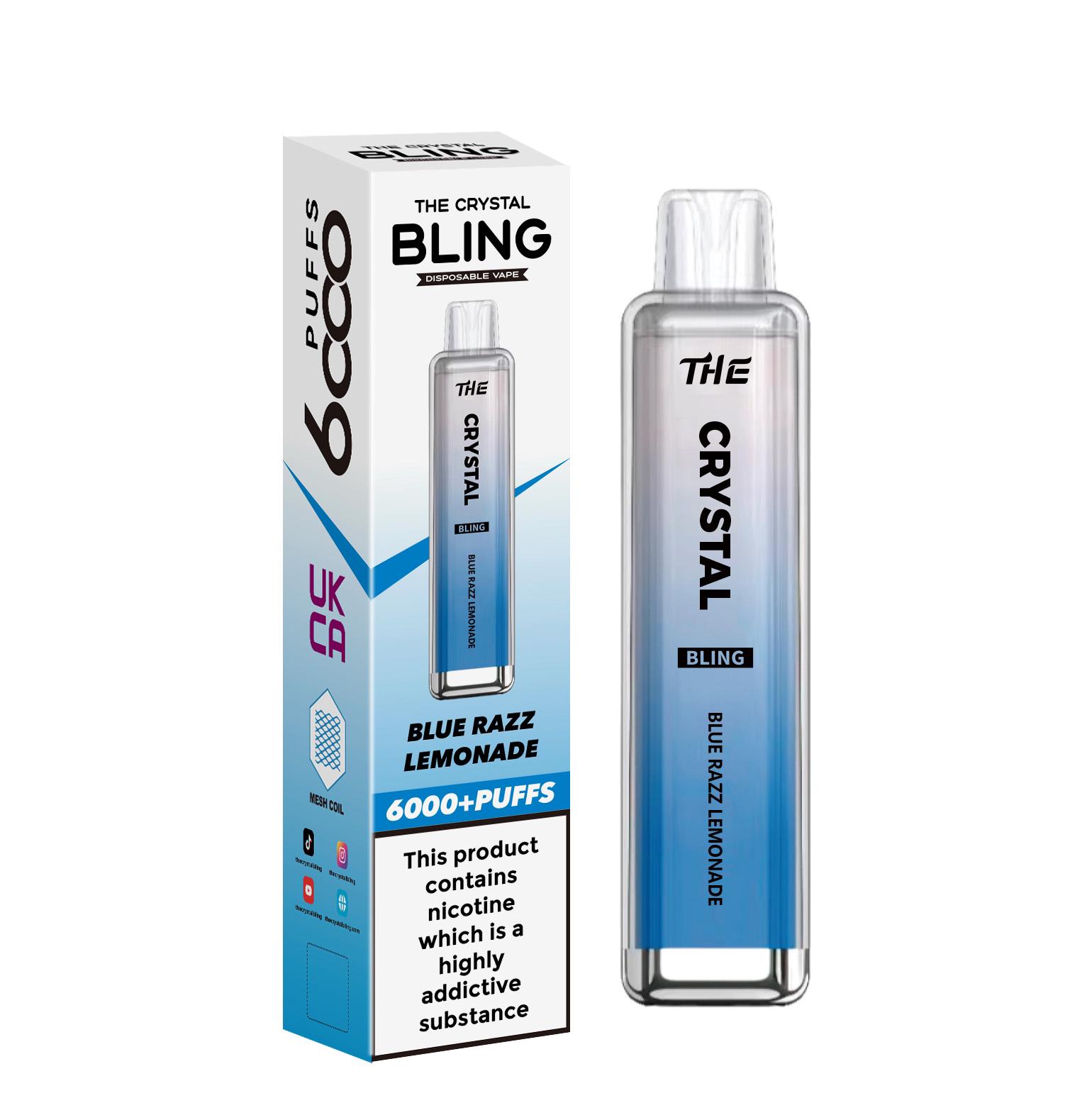 The Crystal Bling 6000 Disposable Vape | Big Puffs Device - Power Vape Shop
