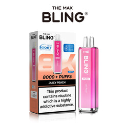 The Crystal Bling Max 8000 Preffilled Vape Kit Box of 5 - Power Vape Shop