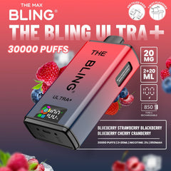 The Crystal Bling Ultra Plus 30k Prefilled Vape Kit Box of 5 - Power Vape Shop