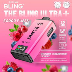 The Crystal Bling Ultra Plus 30k Prefilled Vape Kit Box of 5 - Power Vape Shop