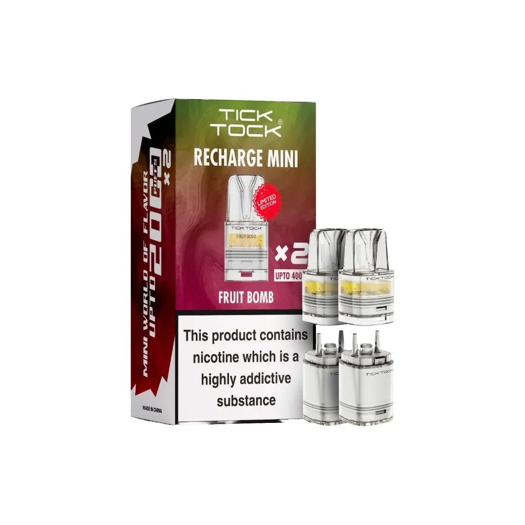 Tick Tock Mini 2000 Replacement Pods - Power Vape Shop