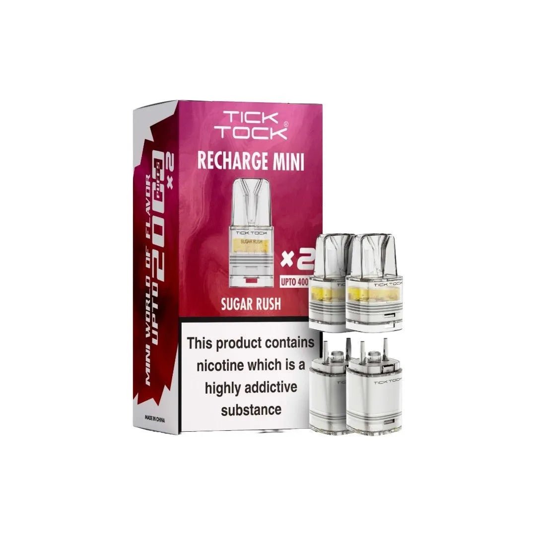 Tick Tock Mini 2000 Replacement Pods - Power Vape Shop