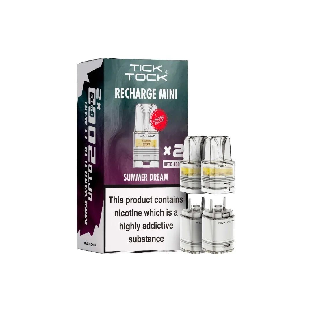 Tick Tock Mini 2000 Replacement Pods - Power Vape Shop