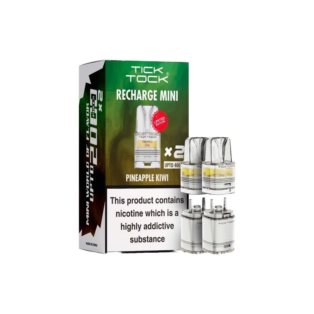 Tick Tock Mini 2000 Replacement Pods - Power Vape Shop