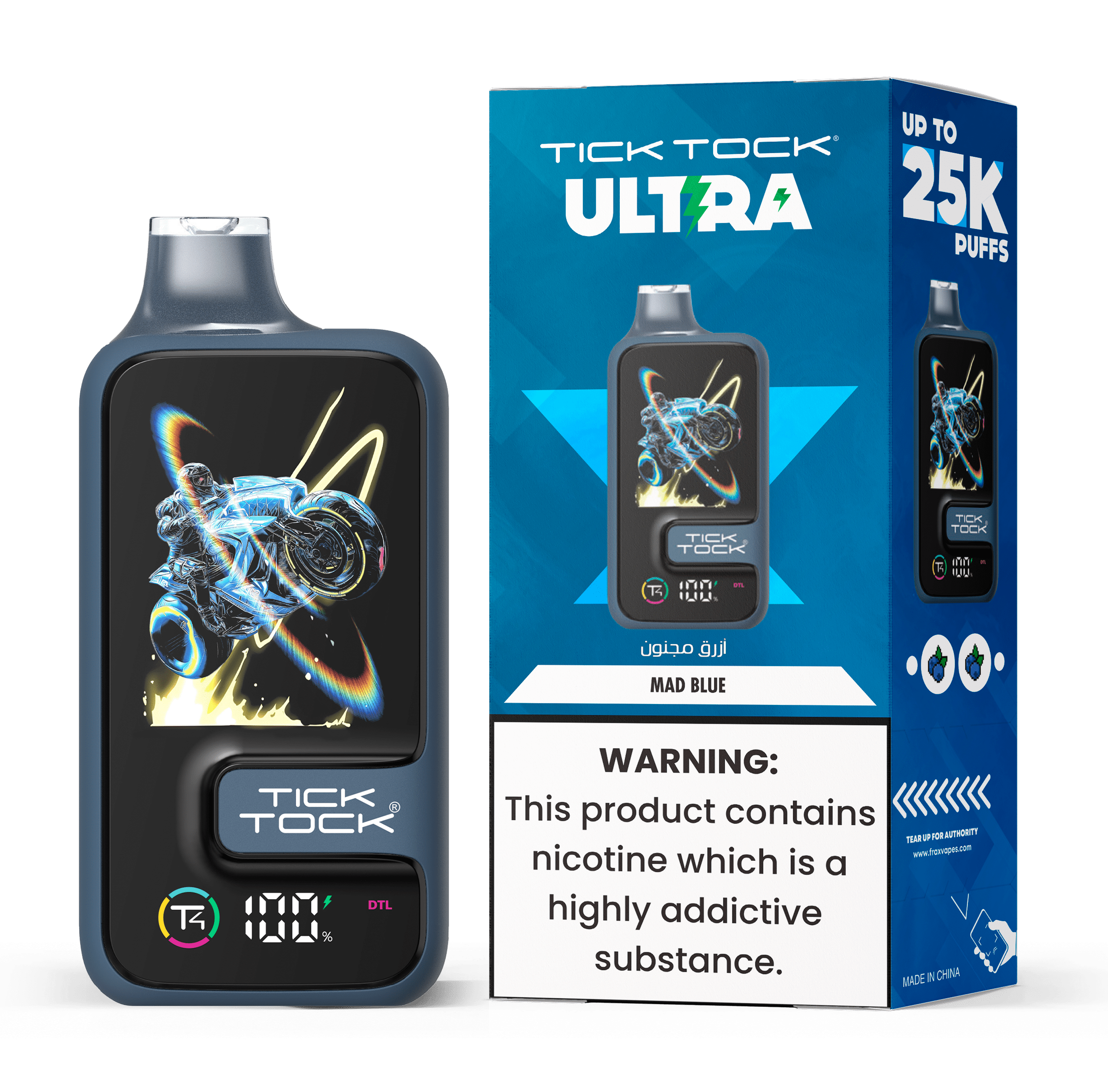 Tick Tock Ultra 25k Disposable Vape | TPD Big Puffs - Power Vape Shop