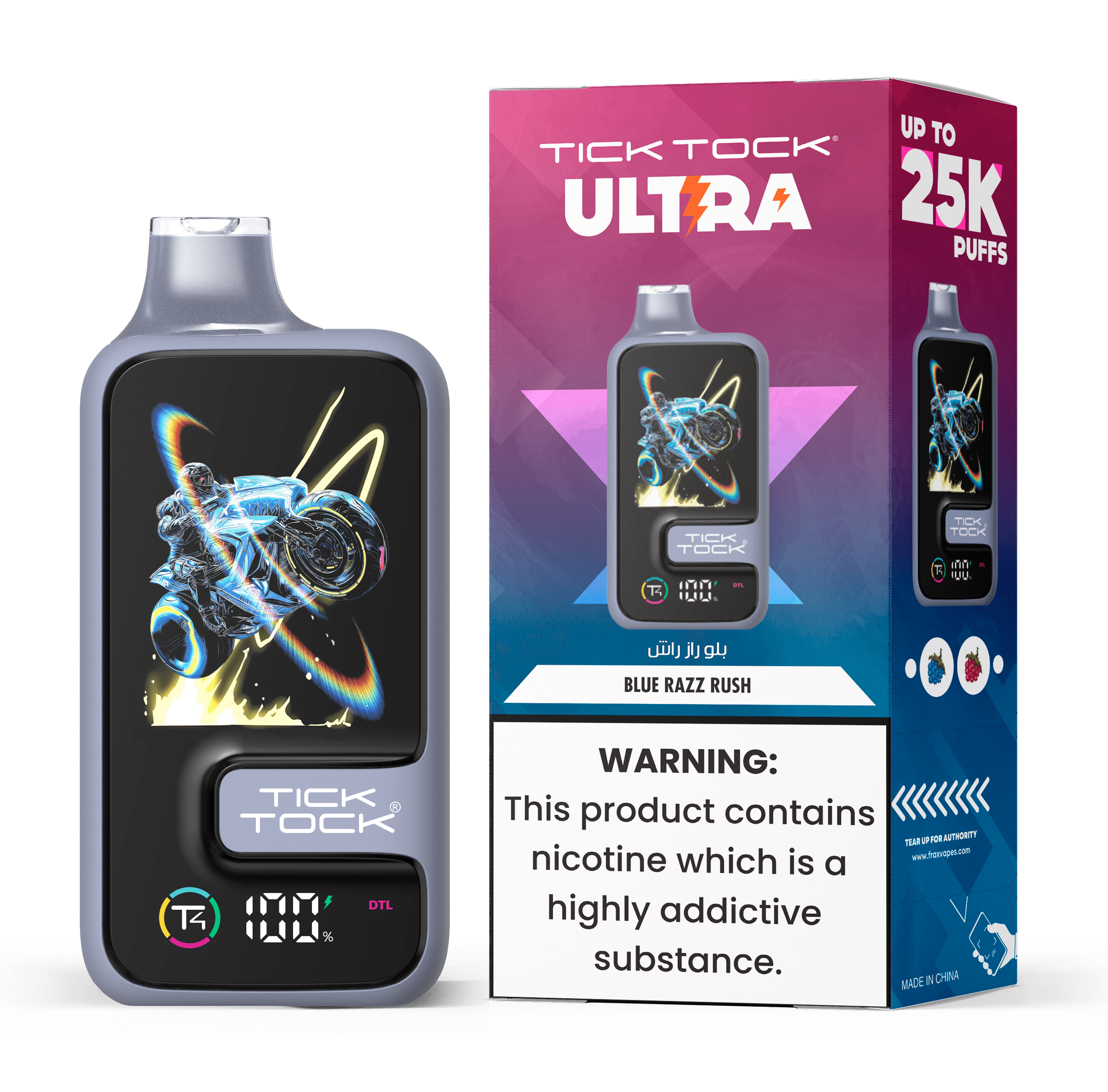 Tick Tock Ultra 25k Disposable Vape | TPD Big Puffs - Power Vape Shop