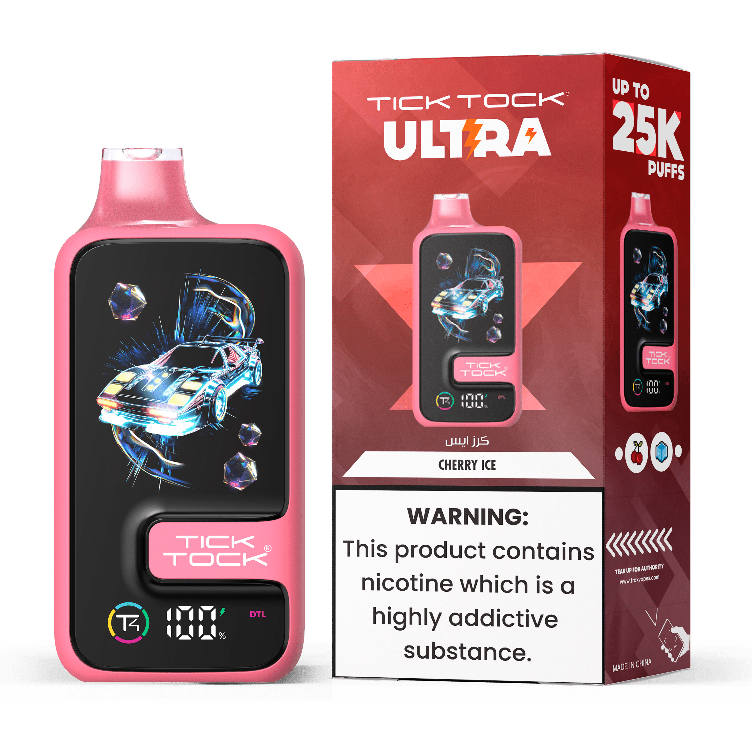 Tick Tock Ultra 25k Disposable Vape | TPD Big Puffs - Power Vape Shop