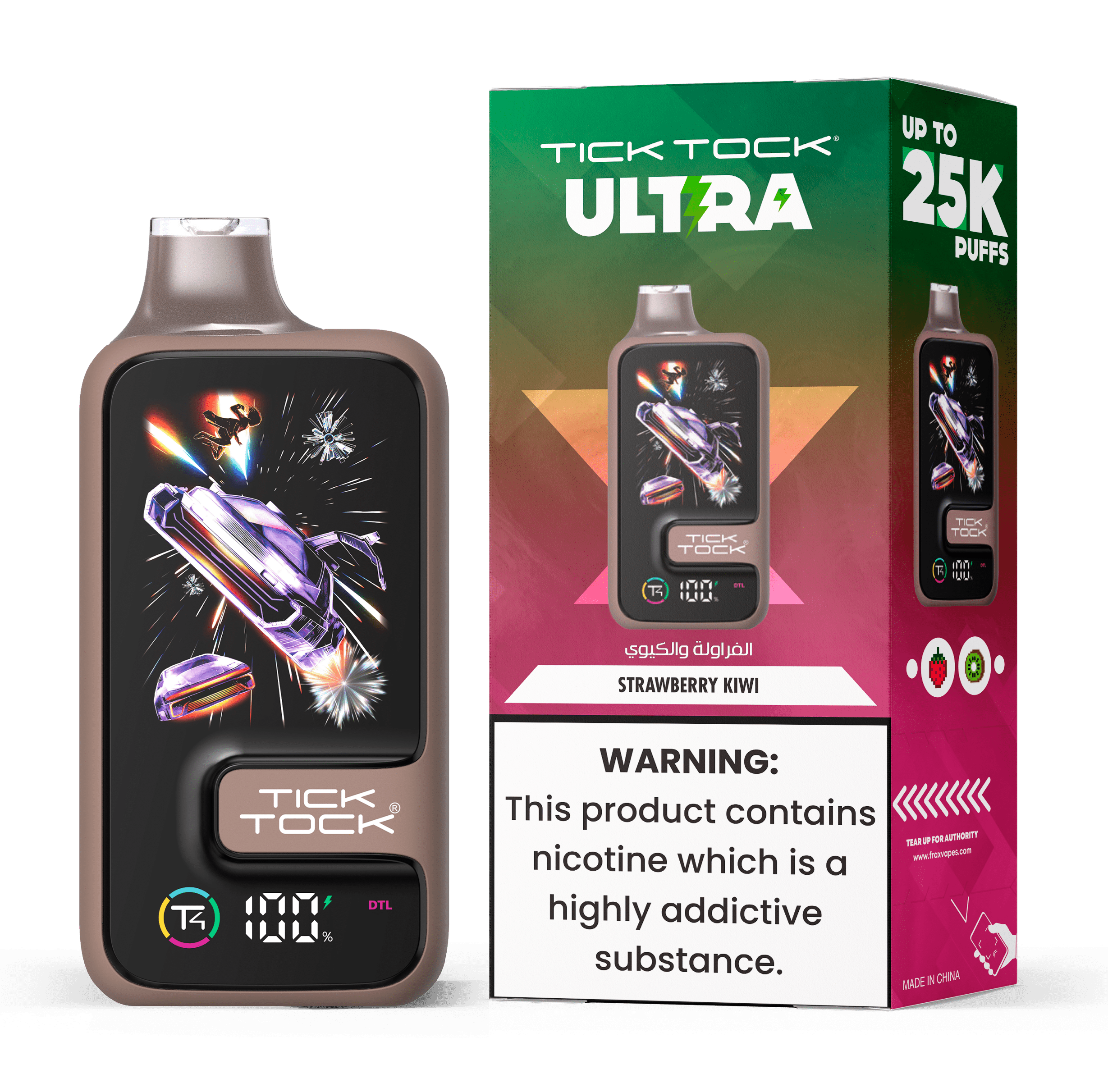 Tick Tock Ultra 25k Disposable Vape | TPD Big Puffs - Power Vape Shop