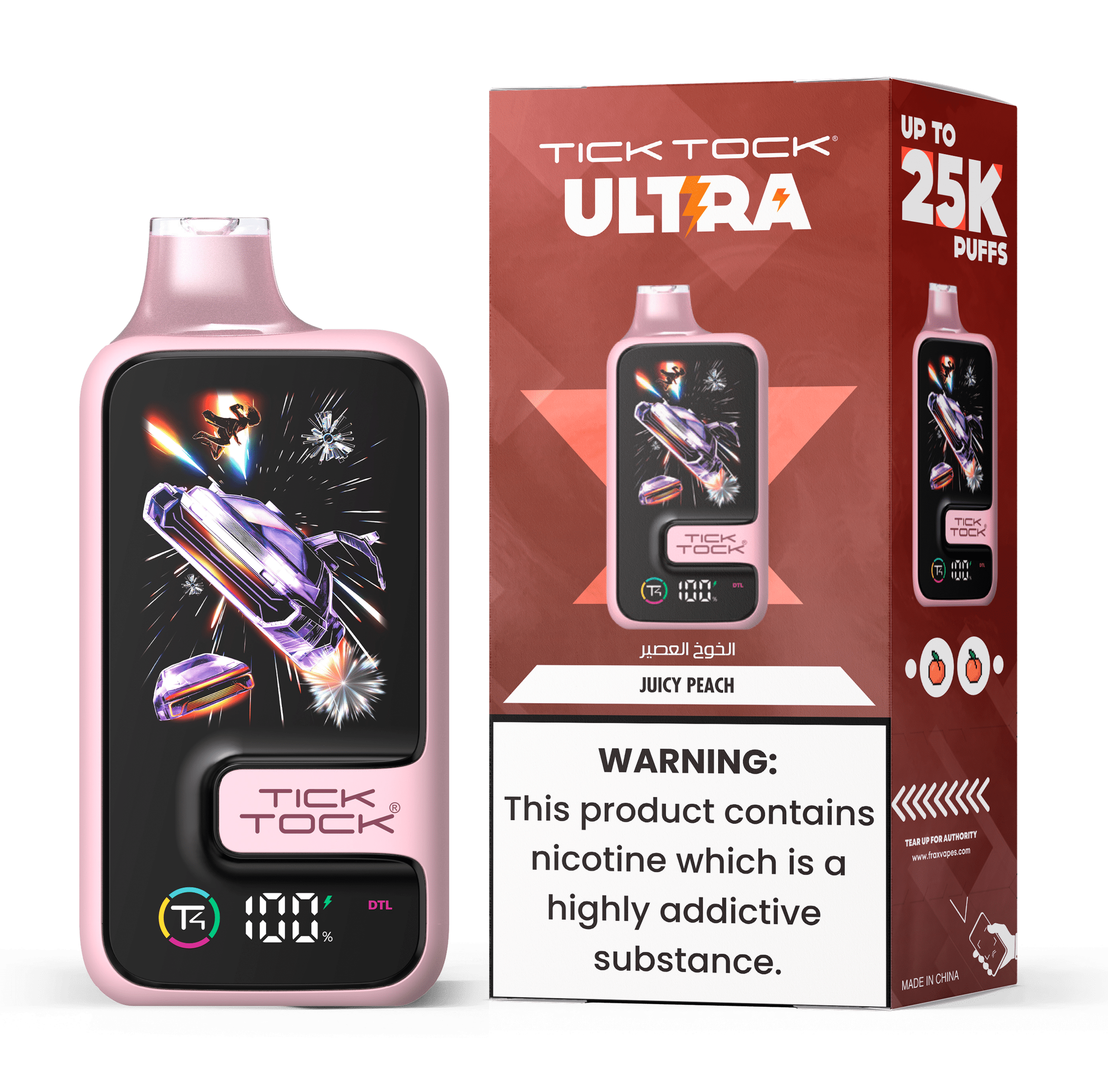 Tick Tock Ultra 25k Disposable Vape | TPD Big Puffs - Power Vape Shop