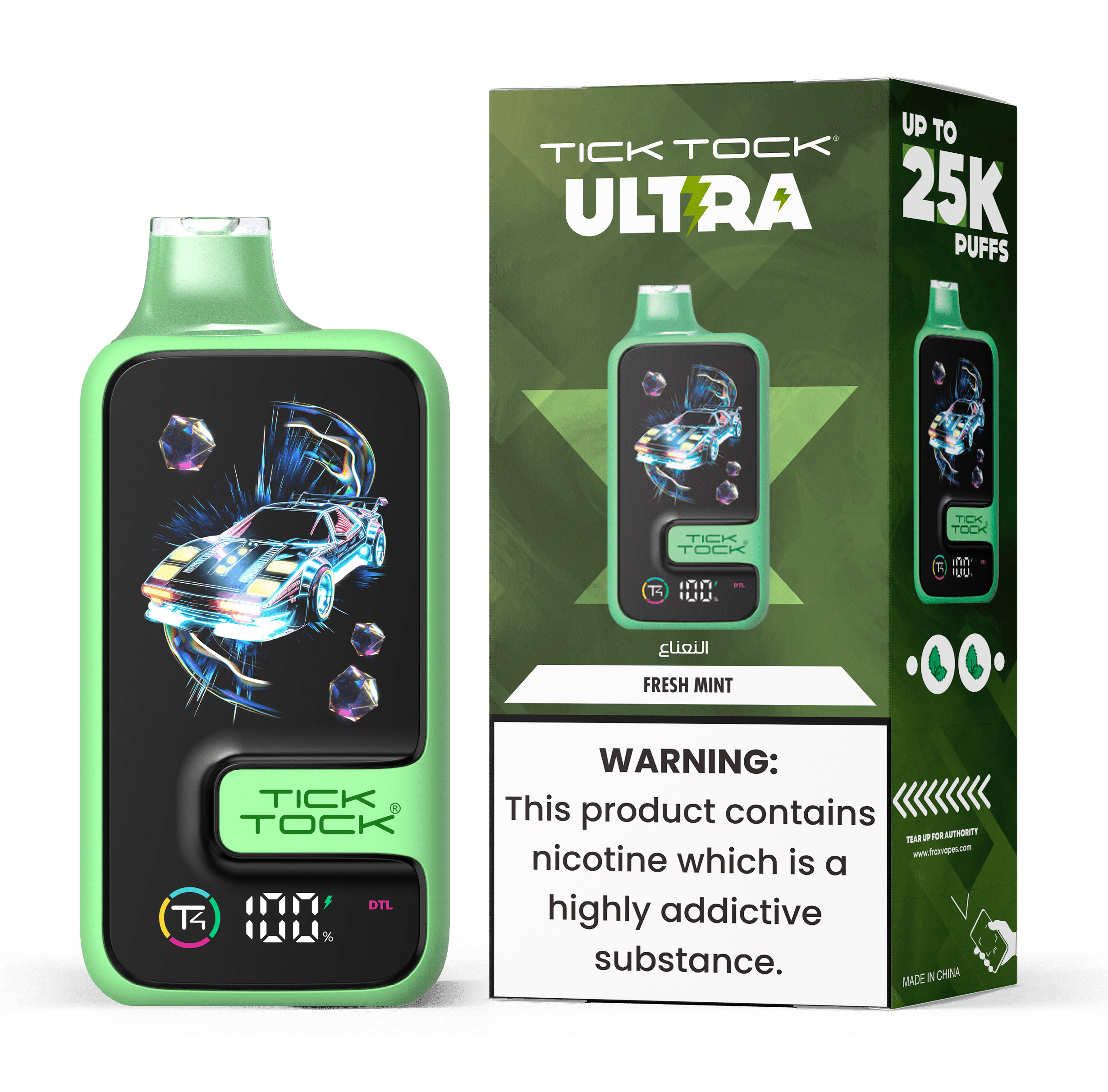 Tick Tock Ultra 25k Disposable Vape | TPD Big Puffs - Power Vape Shop