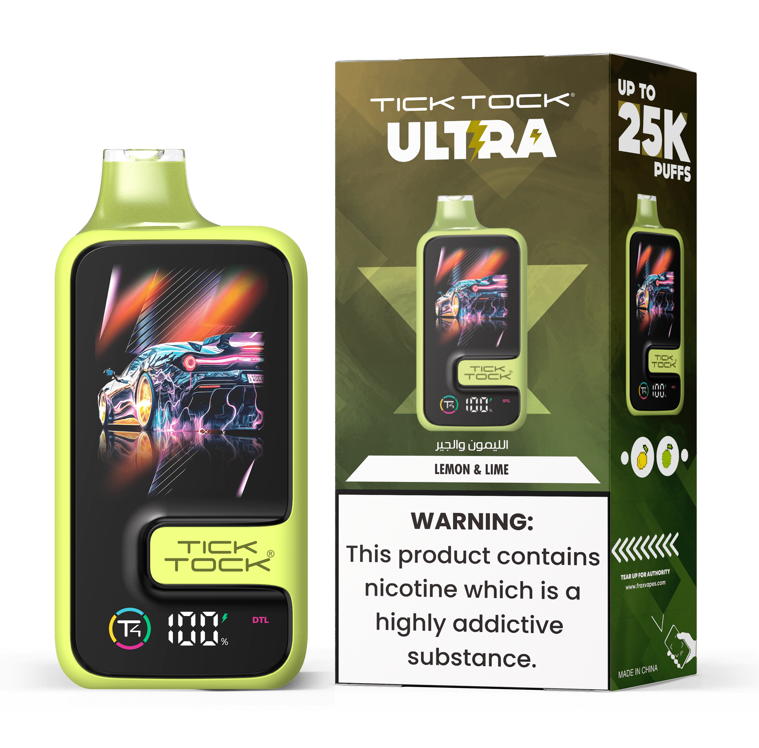 Tick Tock Ultra 25k Disposable Vape | TPD Big Puffs - Power Vape Shop