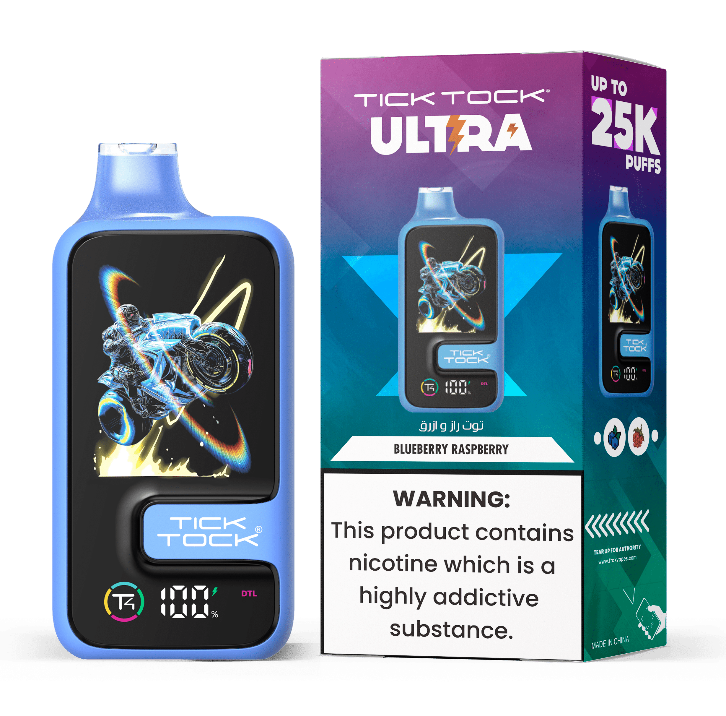 Tick Tock Ultra 25k Disposable Vape | TPD Big Puffs - Power Vape Shop