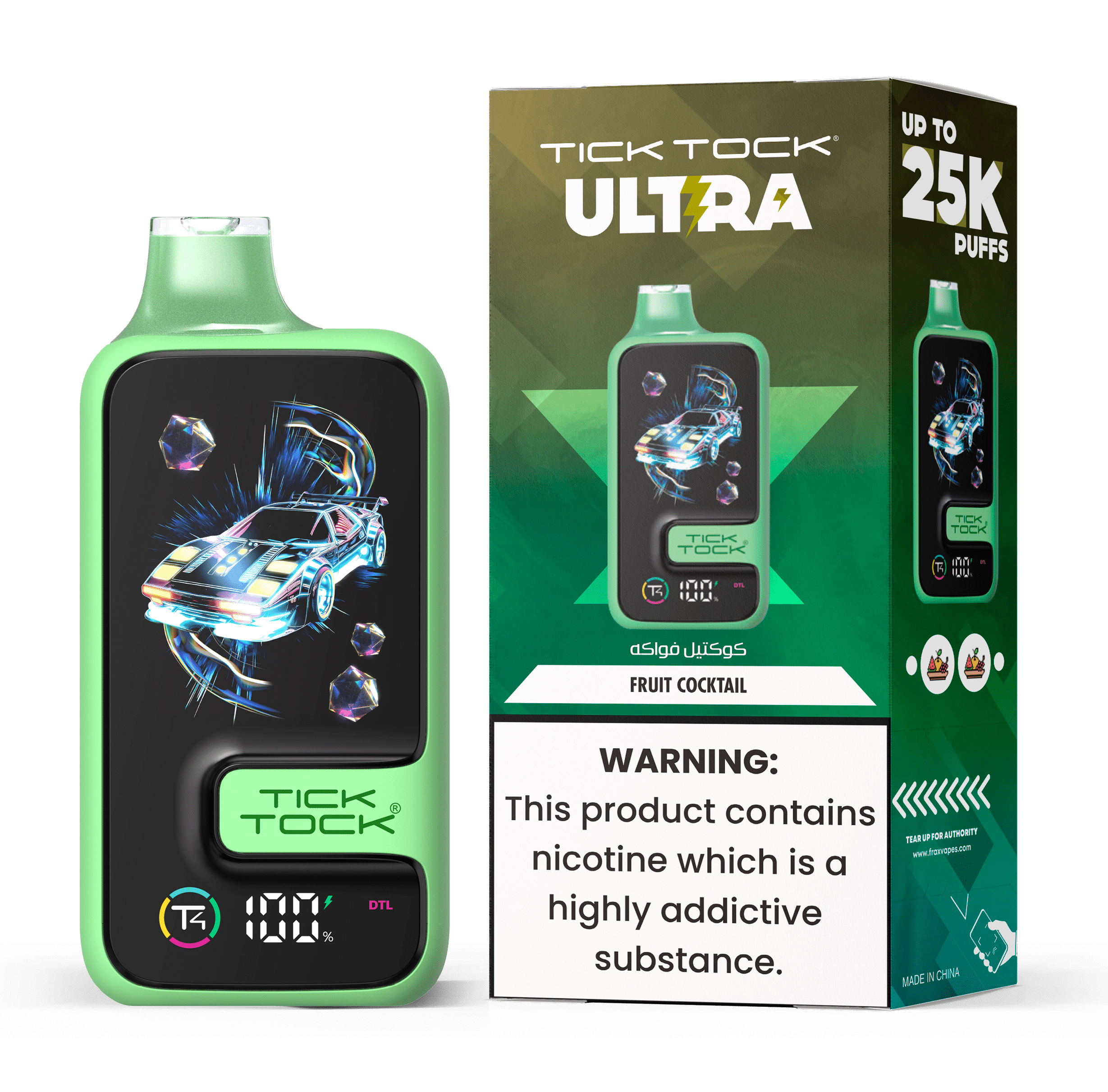 Tick Tock Ultra 25k Disposable Vape | TPD Big Puffs - Power Vape Shop