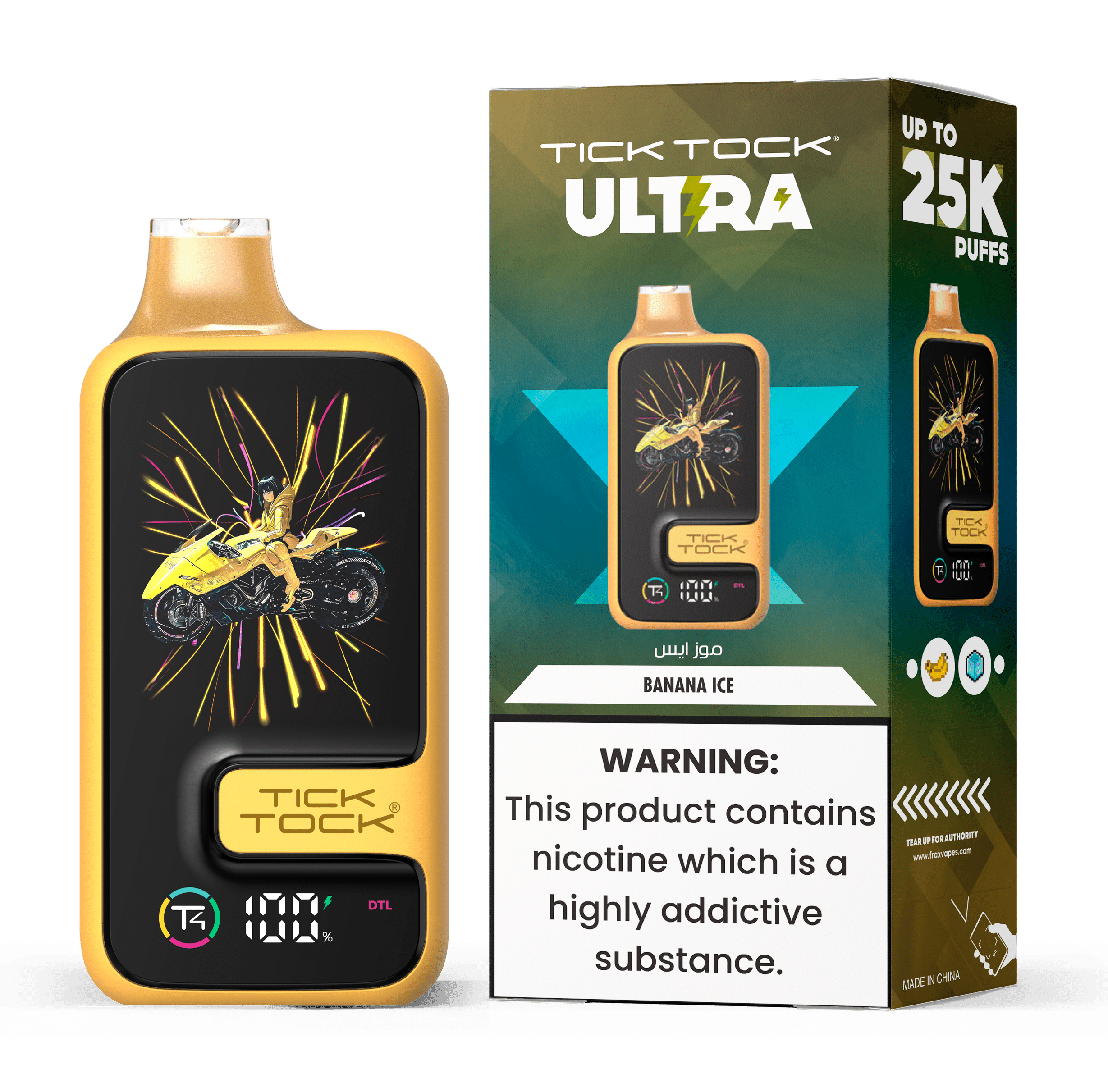 Tick Tock Ultra 25k Disposable Vape | TPD Big Puffs - Power Vape Shop