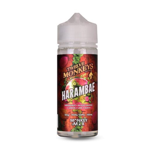 Twelve Monkeys - Harambe 100ml Short Fill - Power Vape Shop