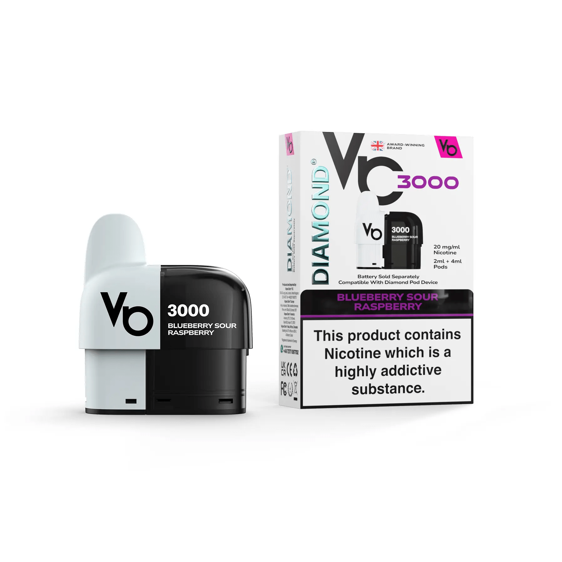 Vapes Bar Diamond 3000 Refill Pods - Power Vape Shop