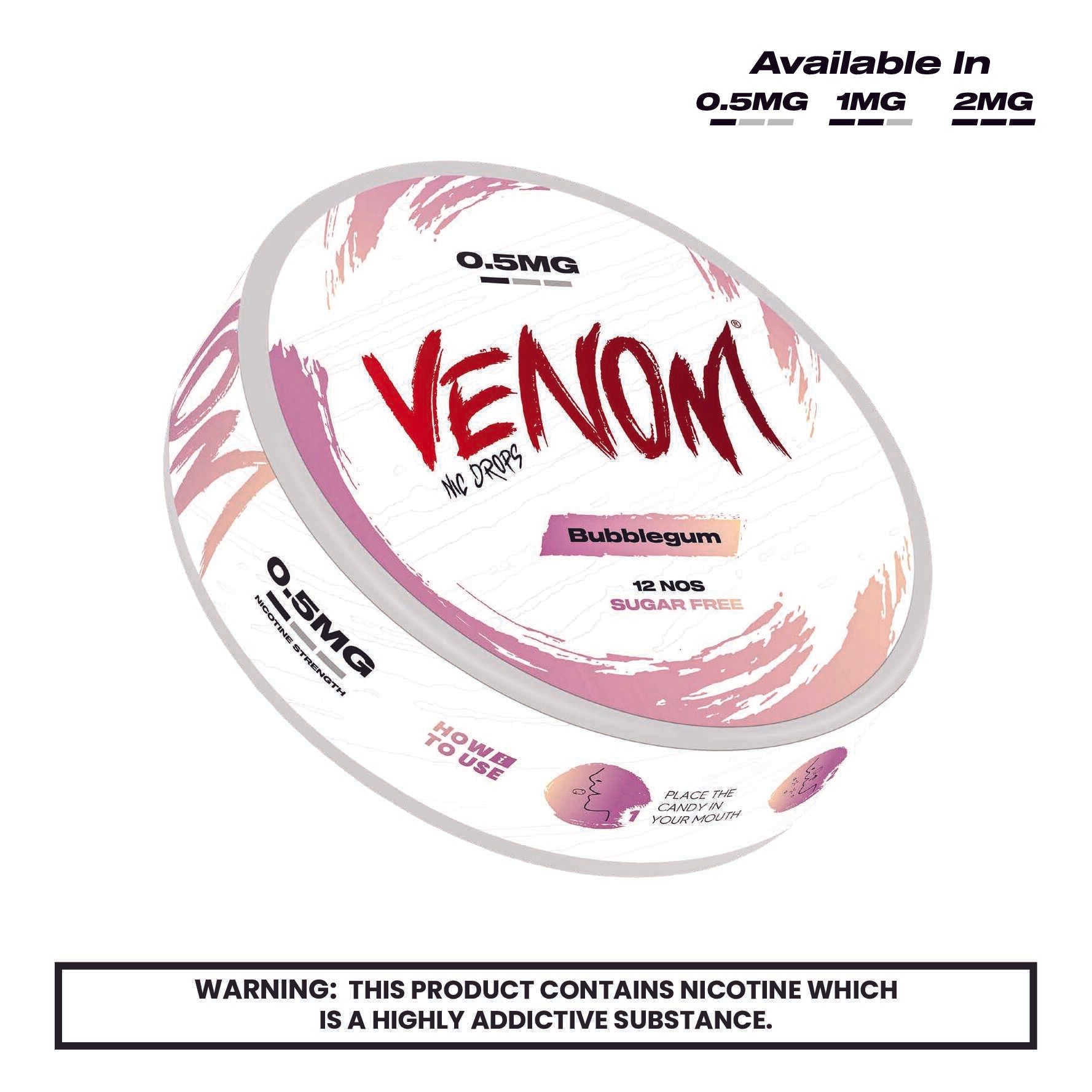 Venom Nic Drops - Sugar Free - Power Vape Shop
