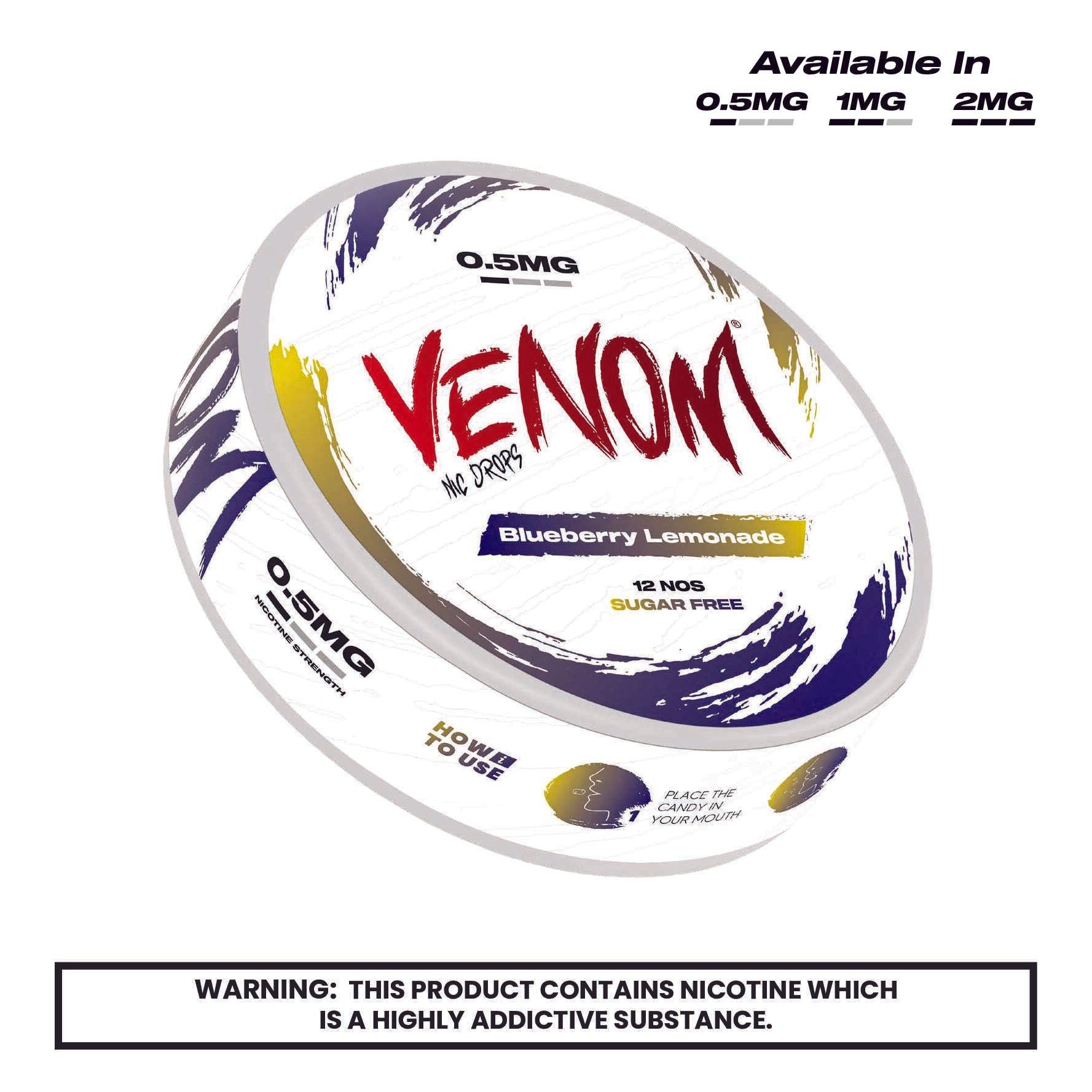 Venom Nic Drops - Sugar Free - Power Vape Shop