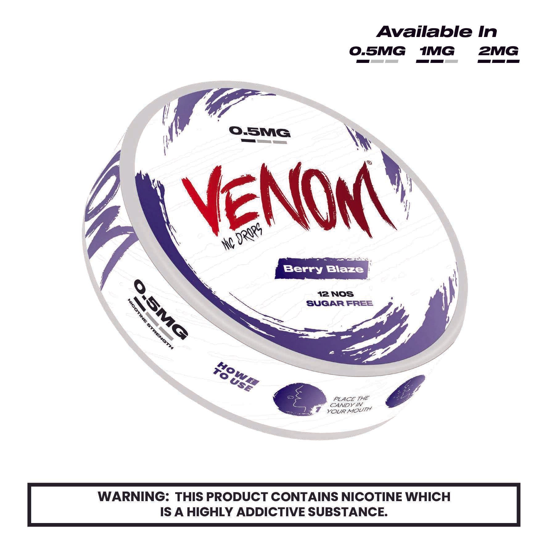 Venom Nic Drops - Sugar Free - Power Vape Shop