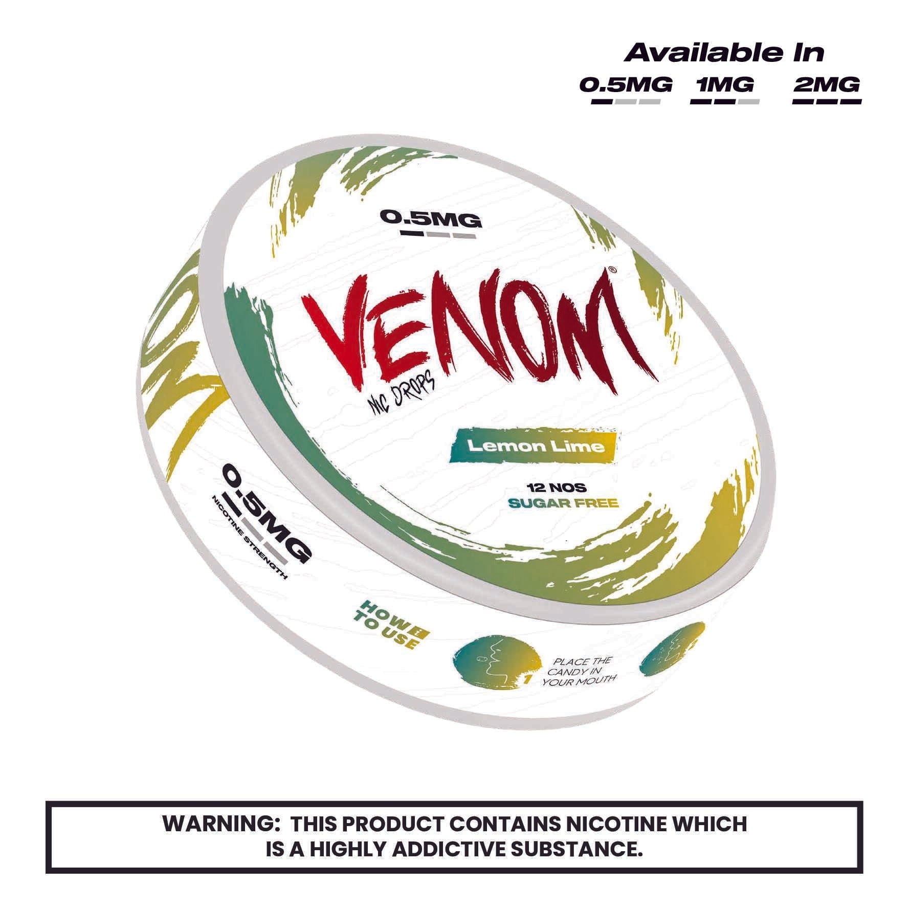 Venom Nic Drops - Sugar Free - Power Vape Shop