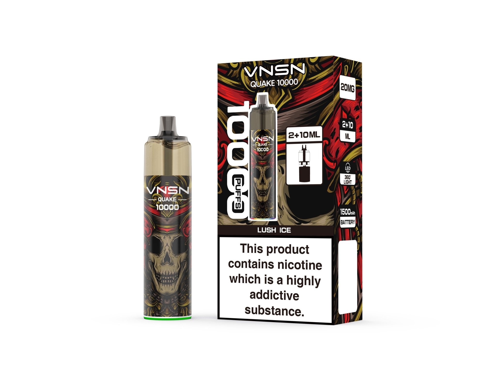 VNSN Quake 10000 Prefilled Vape - Power Vape Shop