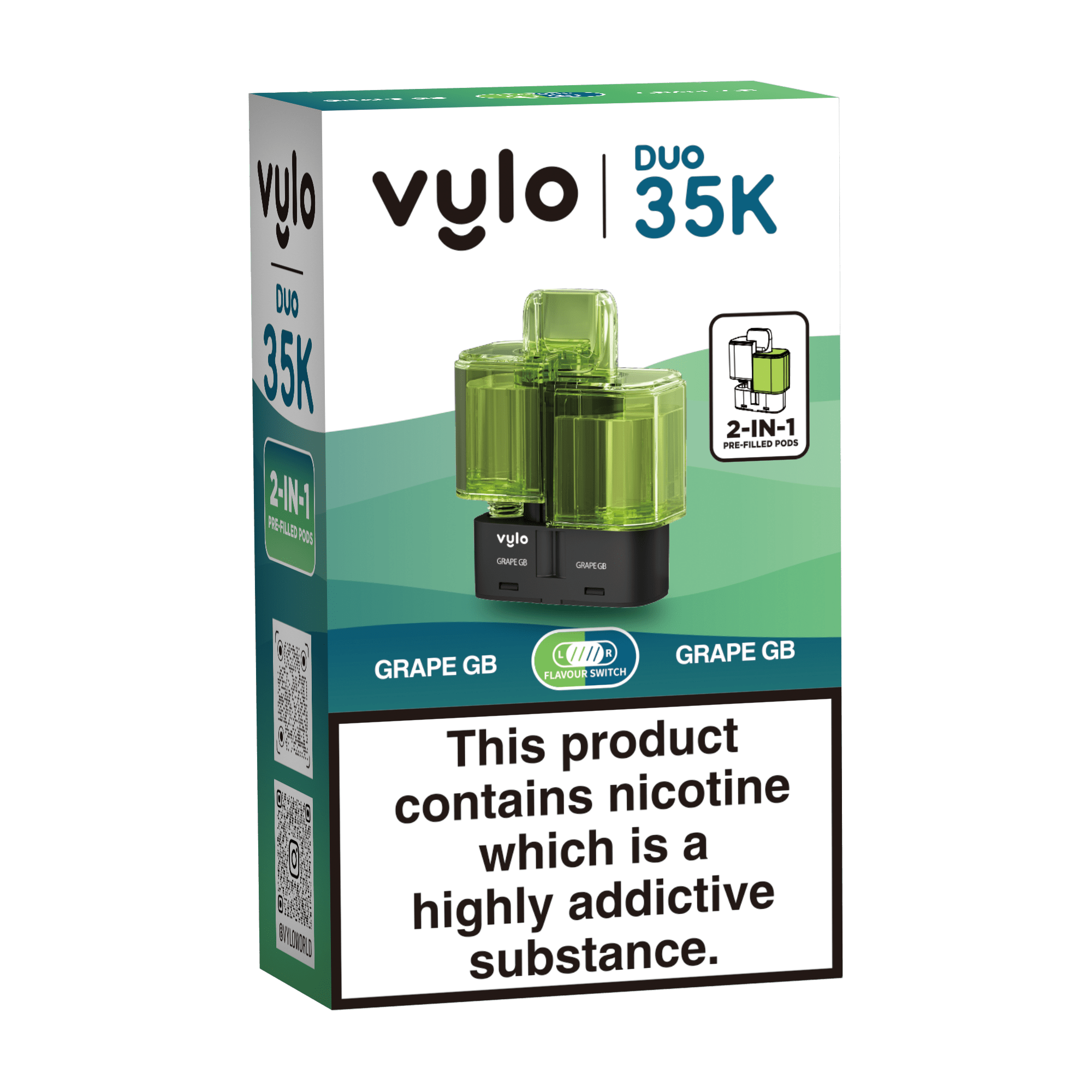 Vylo Duo 35K 2 in 1 Vape Replacement Pods - Power Vape Shop