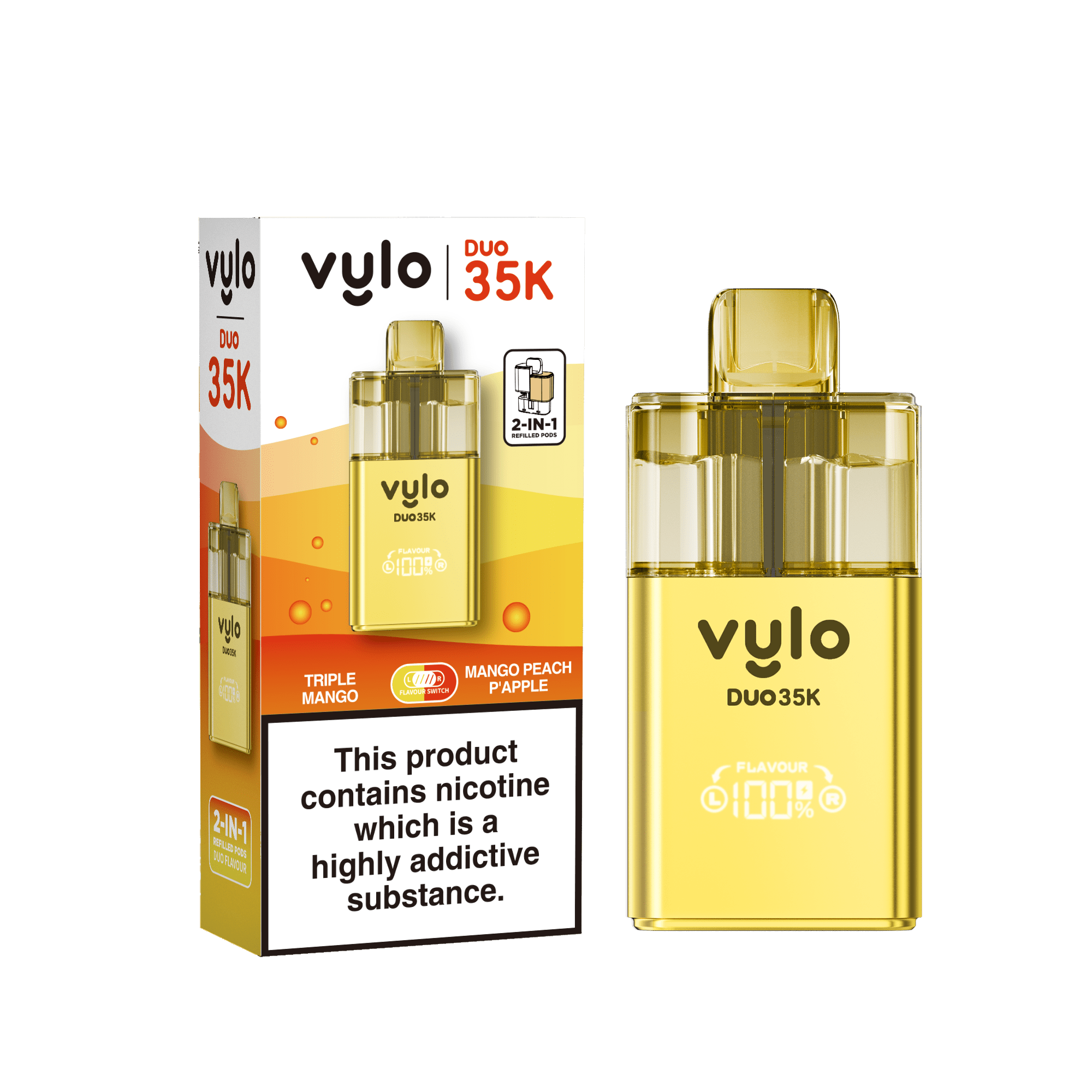 Vylo Duo 35k Prefilled 2 in 1 Pod Vape - Power Vape Shop