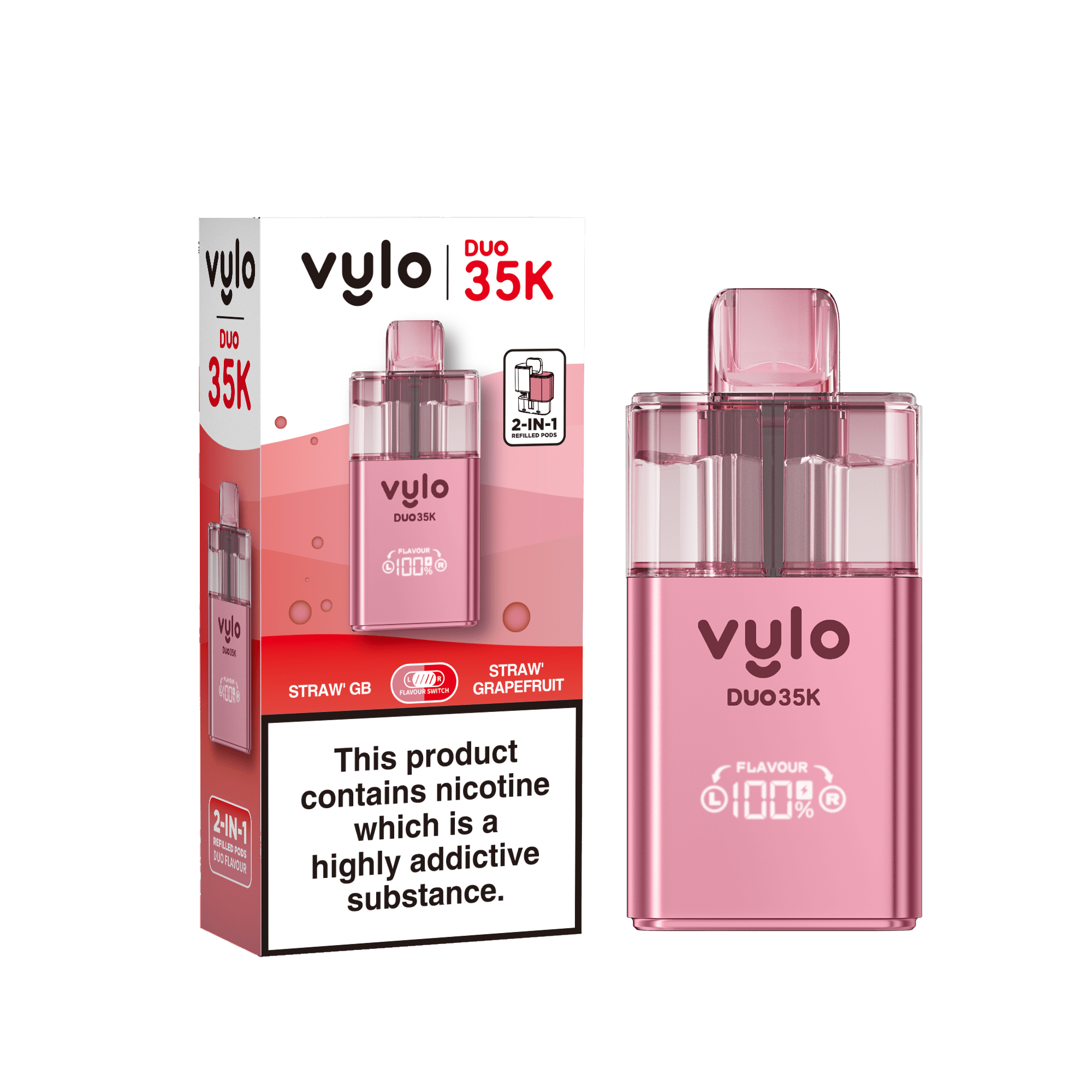 Vylo Duo 35k Prefilled 2 in 1 Pod Vape - Power Vape Shop