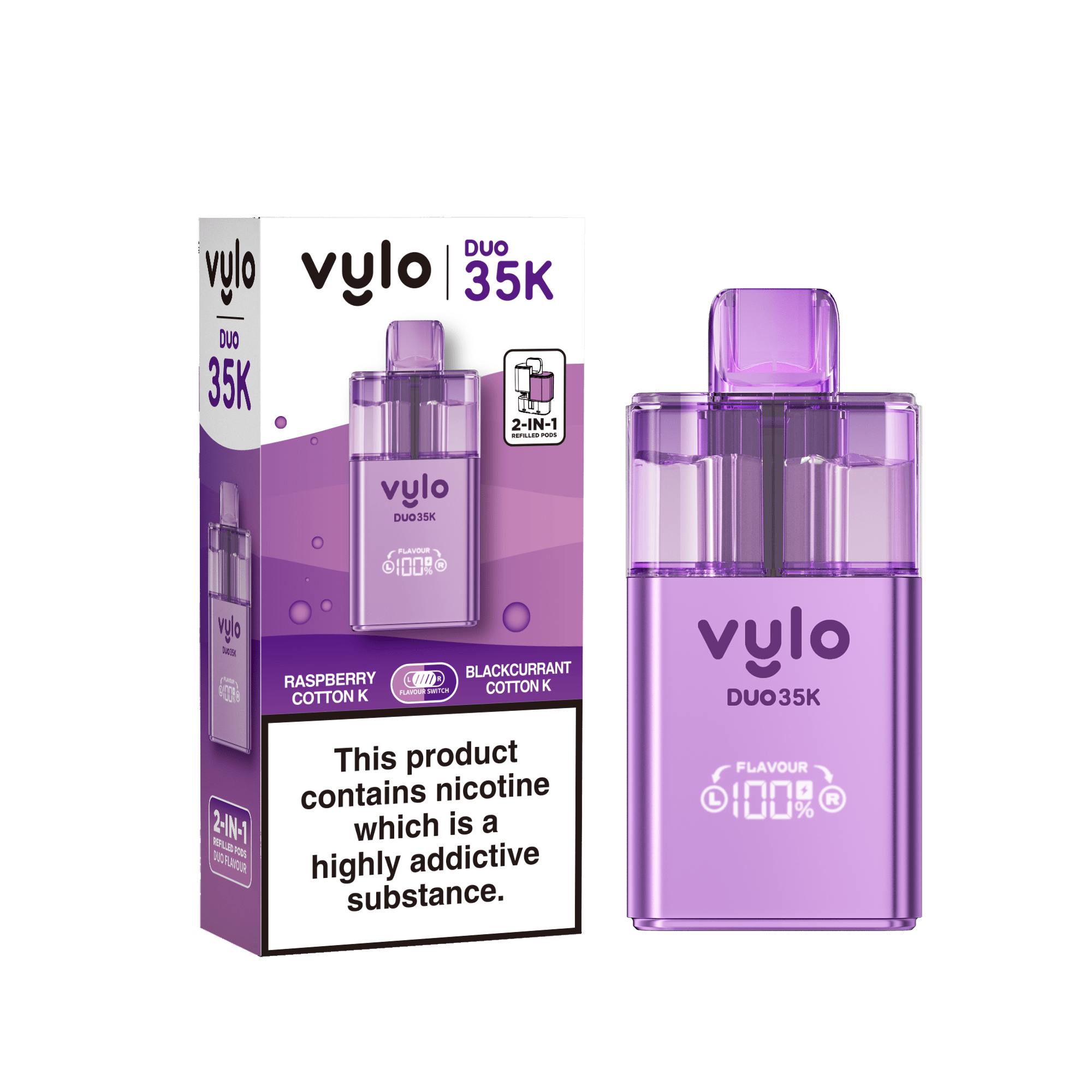 Vylo Duo 35k Prefilled 2 in 1 Pod Vape - Power Vape Shop